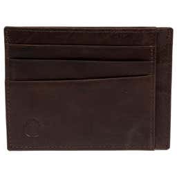 Montreal Brown RFID Leather Card Holder