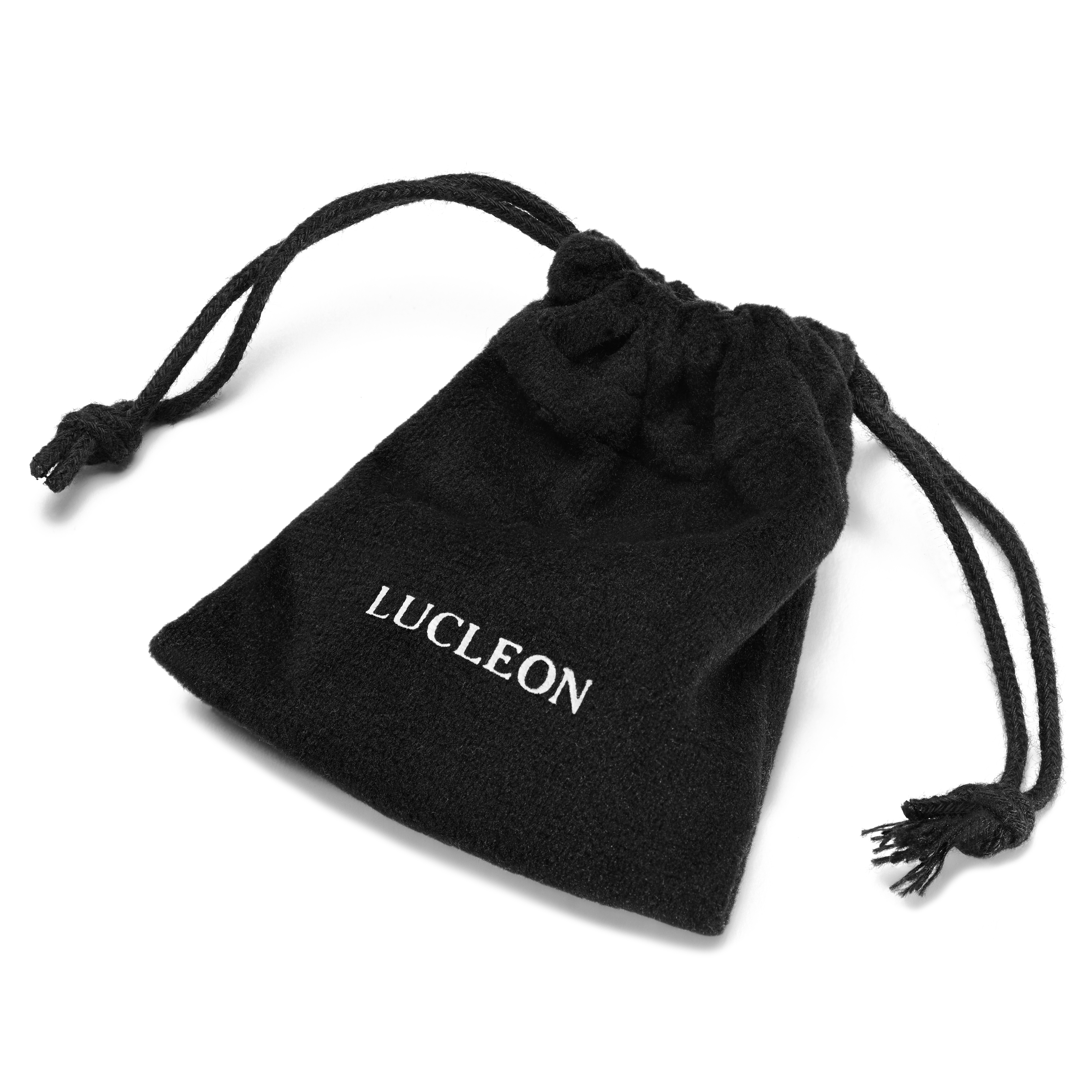 Lucleon Men's Engravable Dog Tag Cable Chain Necklace