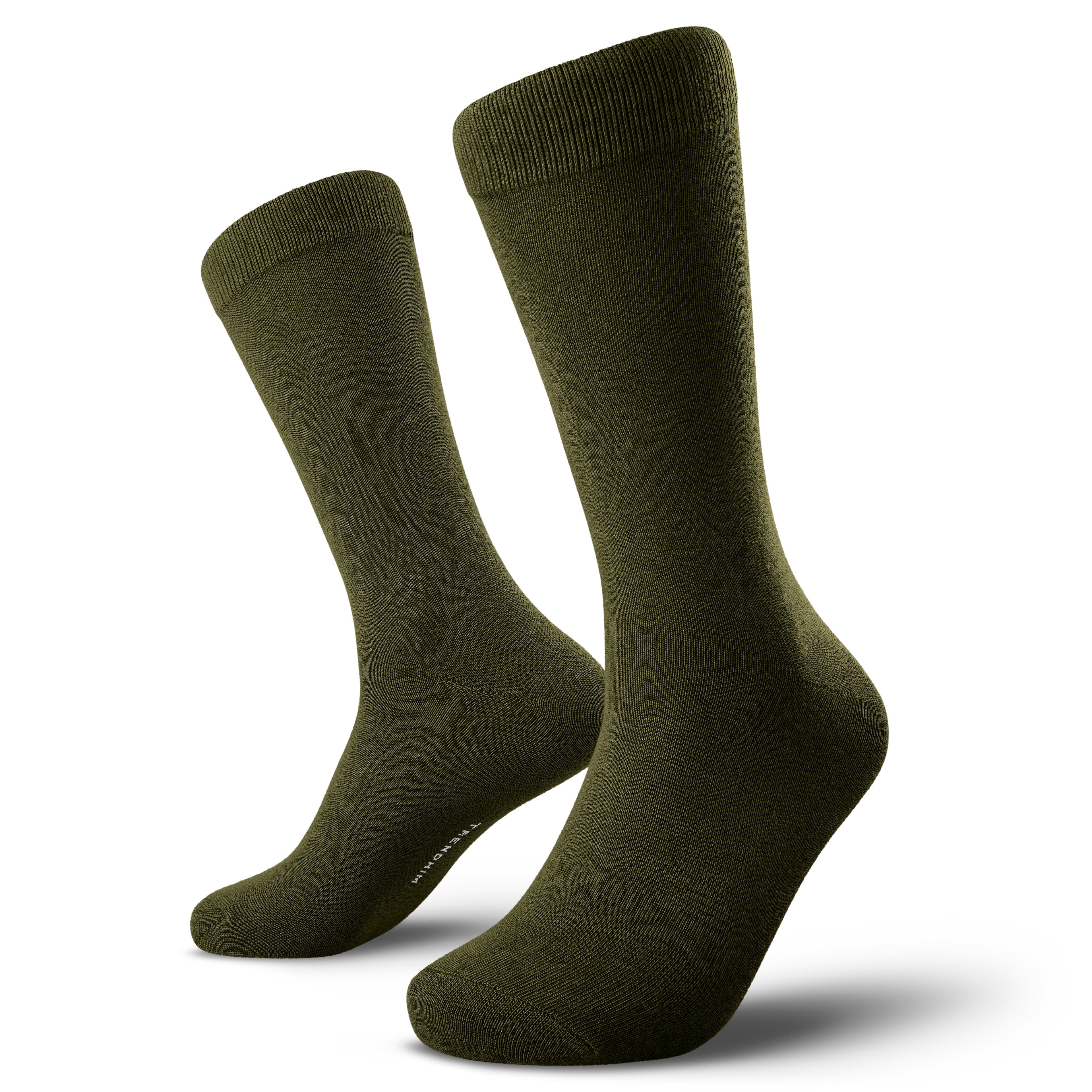 Magnus | Olivově zelené ponožky