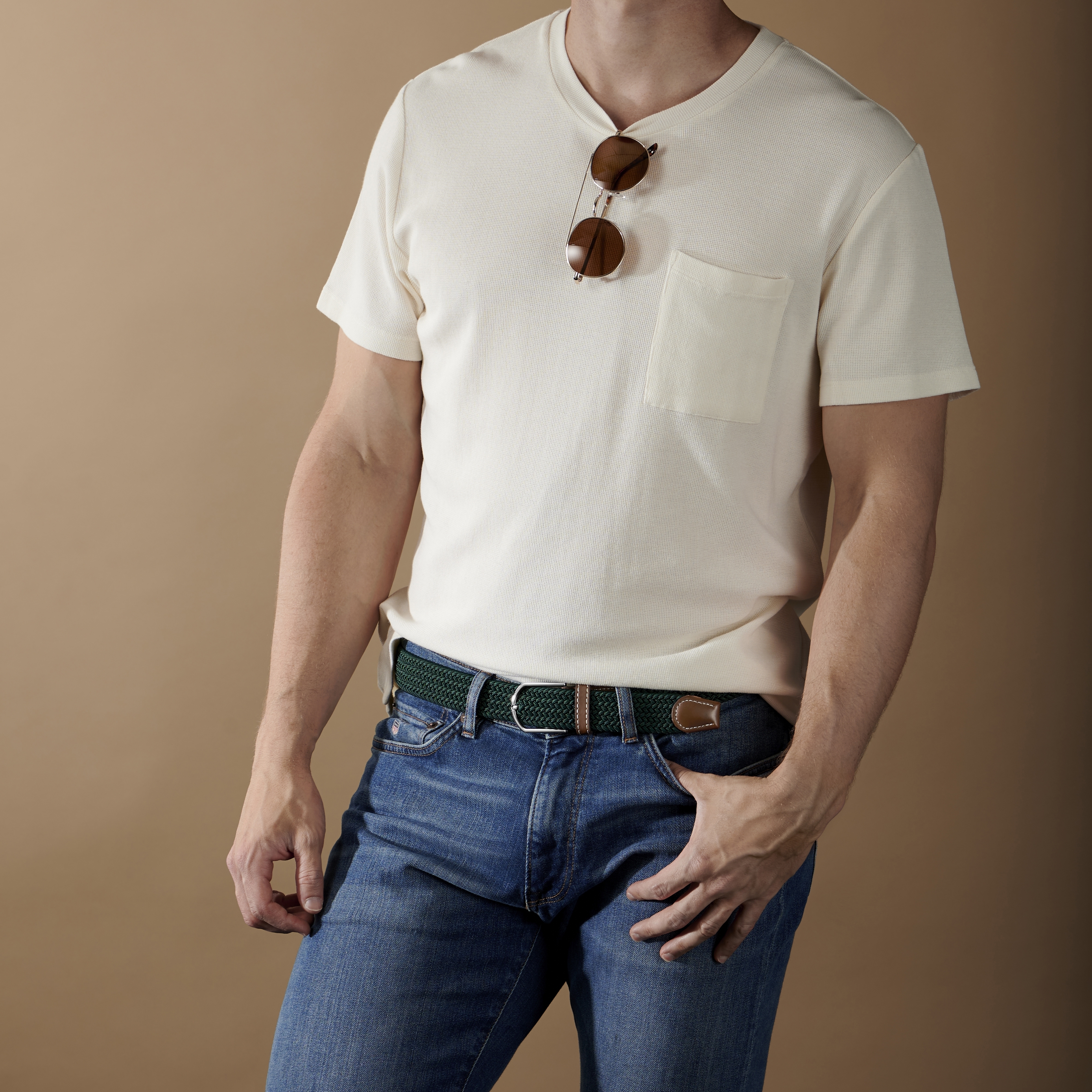 Ceinture élastique verte - 4