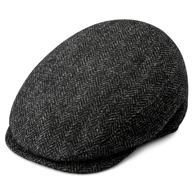 Eddye Grey Wool Fido Flat Cap Eddye Grey Wool Fido Flat Cap