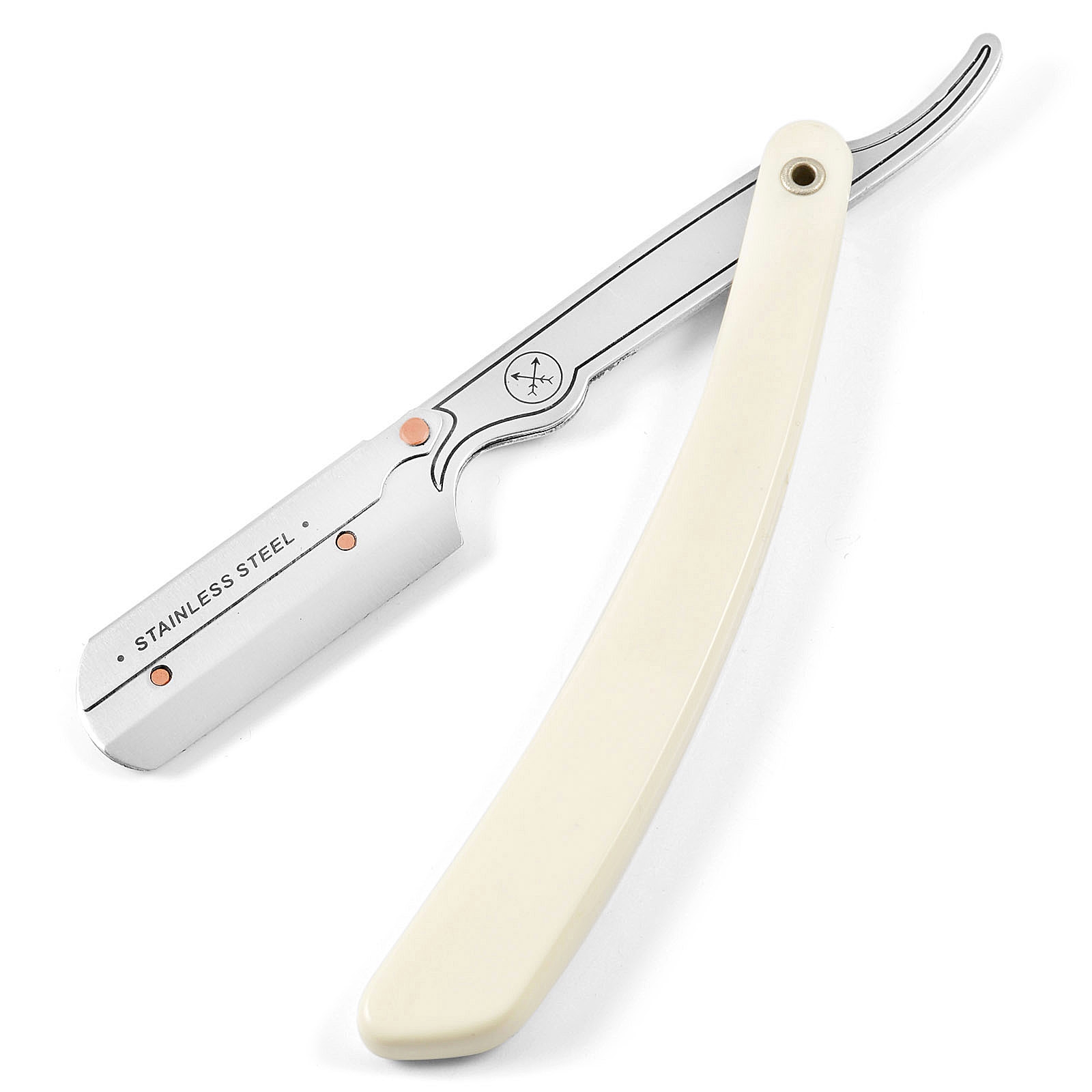 Cream Universal Straight Razor For Disposable Blades - 1