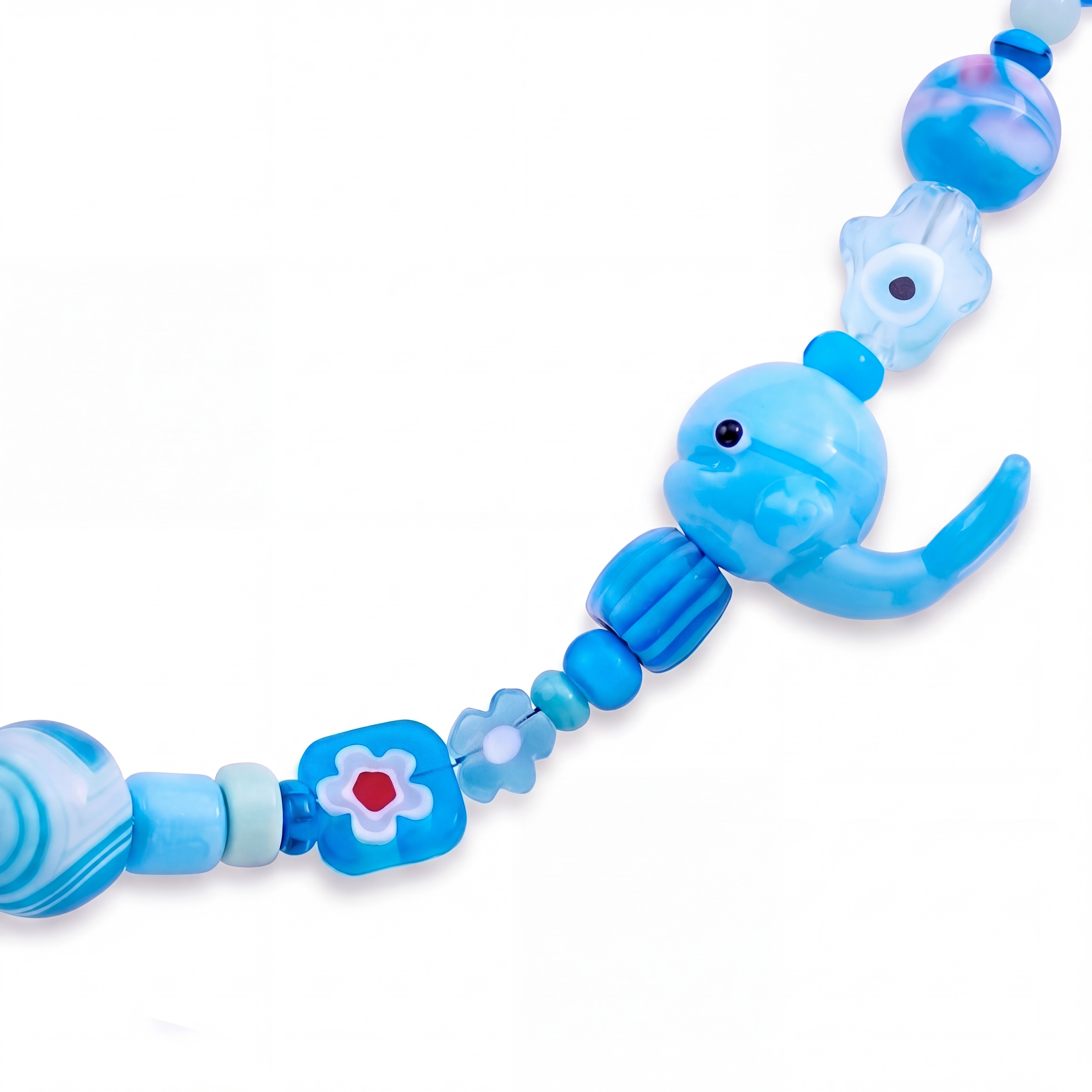 Pearlmania | Collar azul Ocean Daze - 4