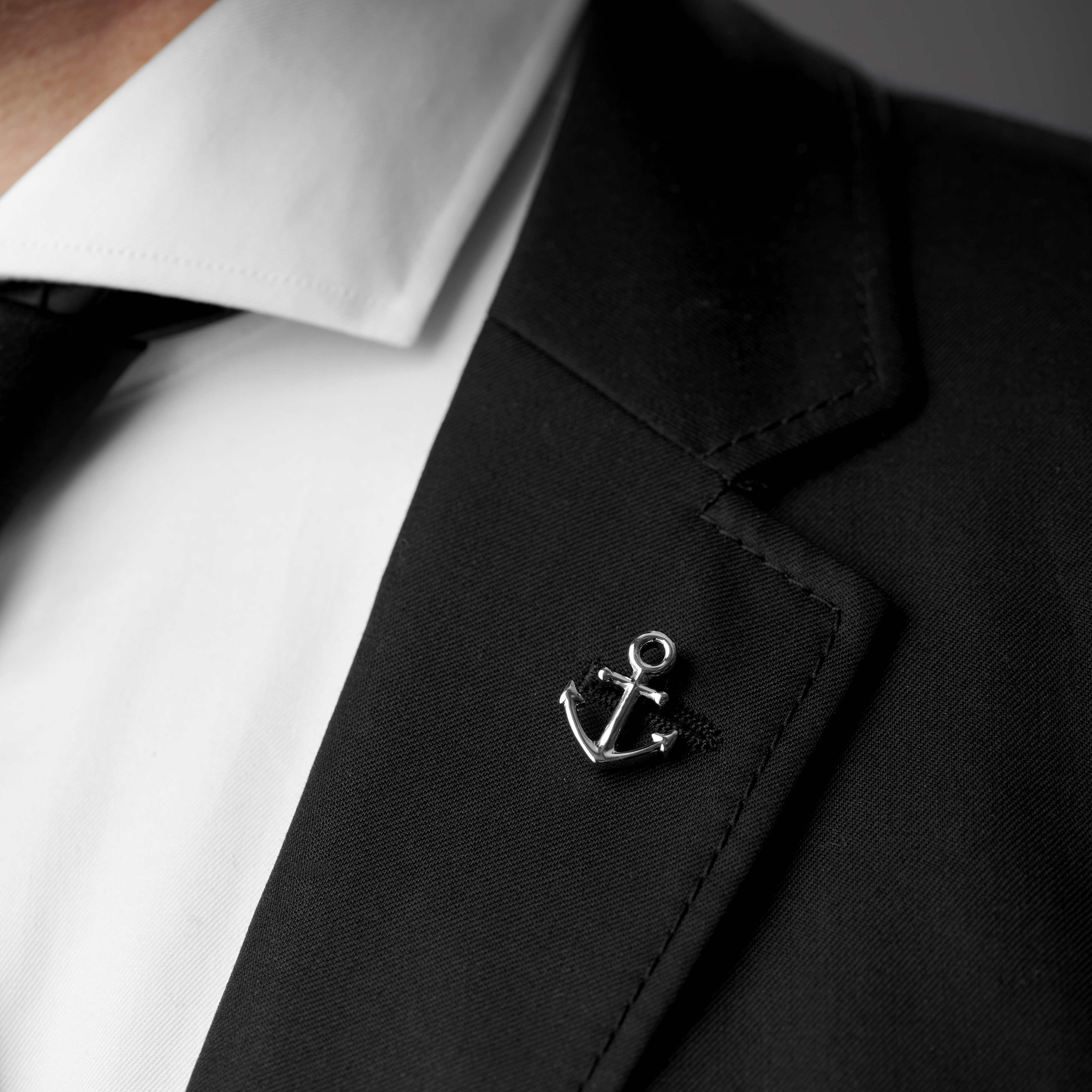 Alfiler de solapa ancla pulida - 3