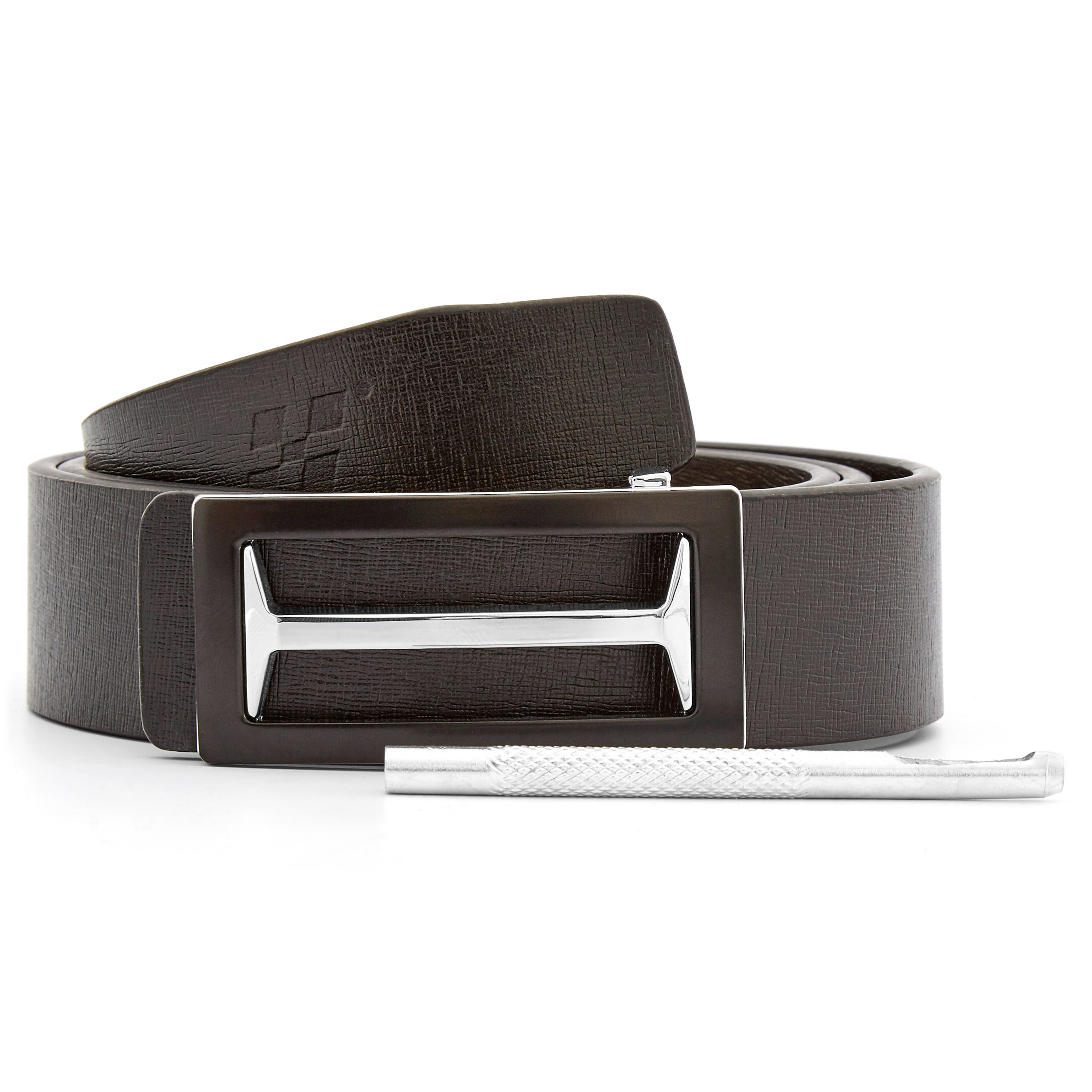 Bahama Skinnbelte med Sølvspenne - 3