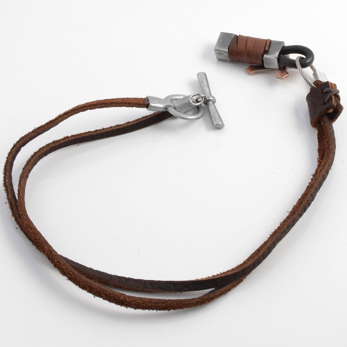 Collier de cuir R925 - 4