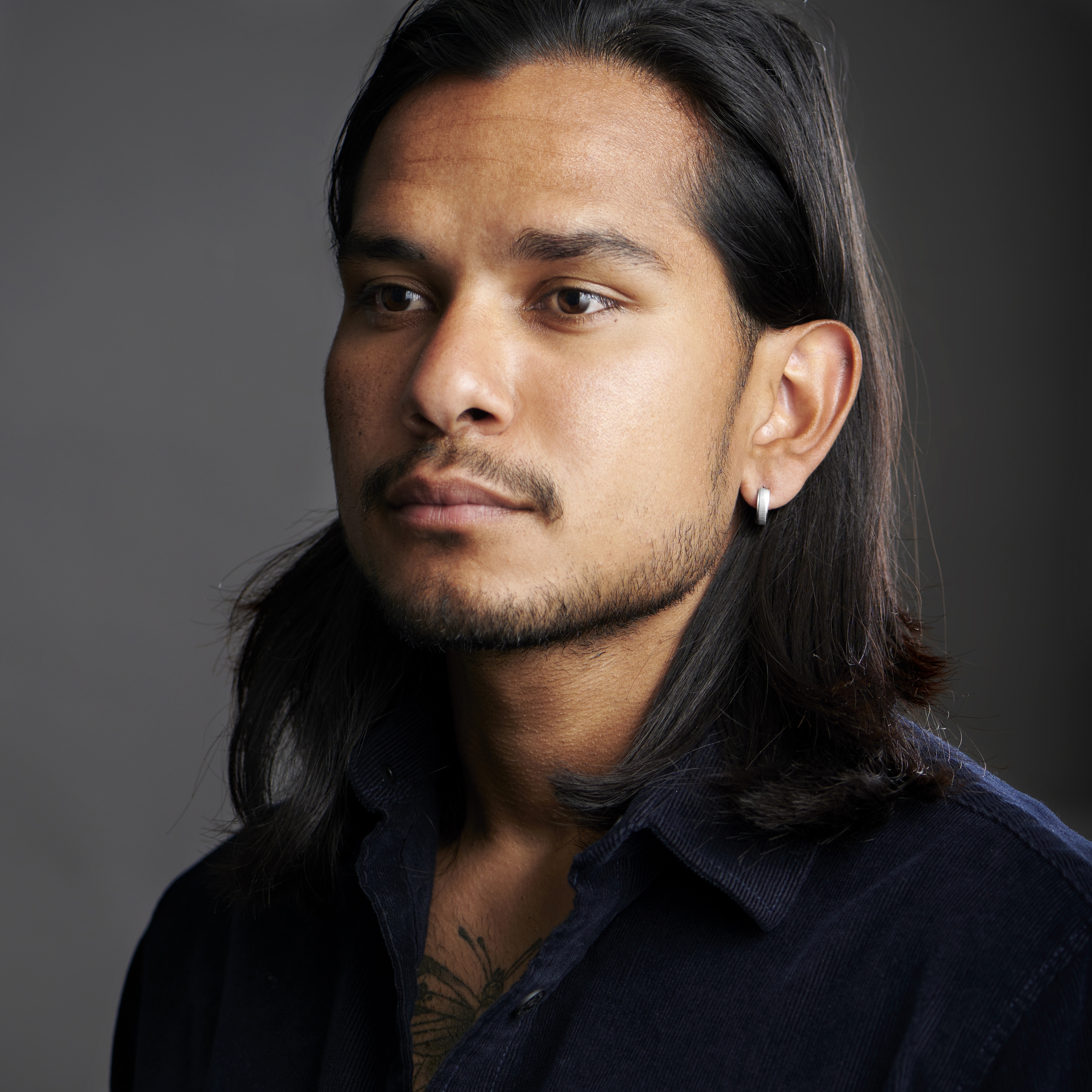 Enkel Sølvbelagt Ørering - 3