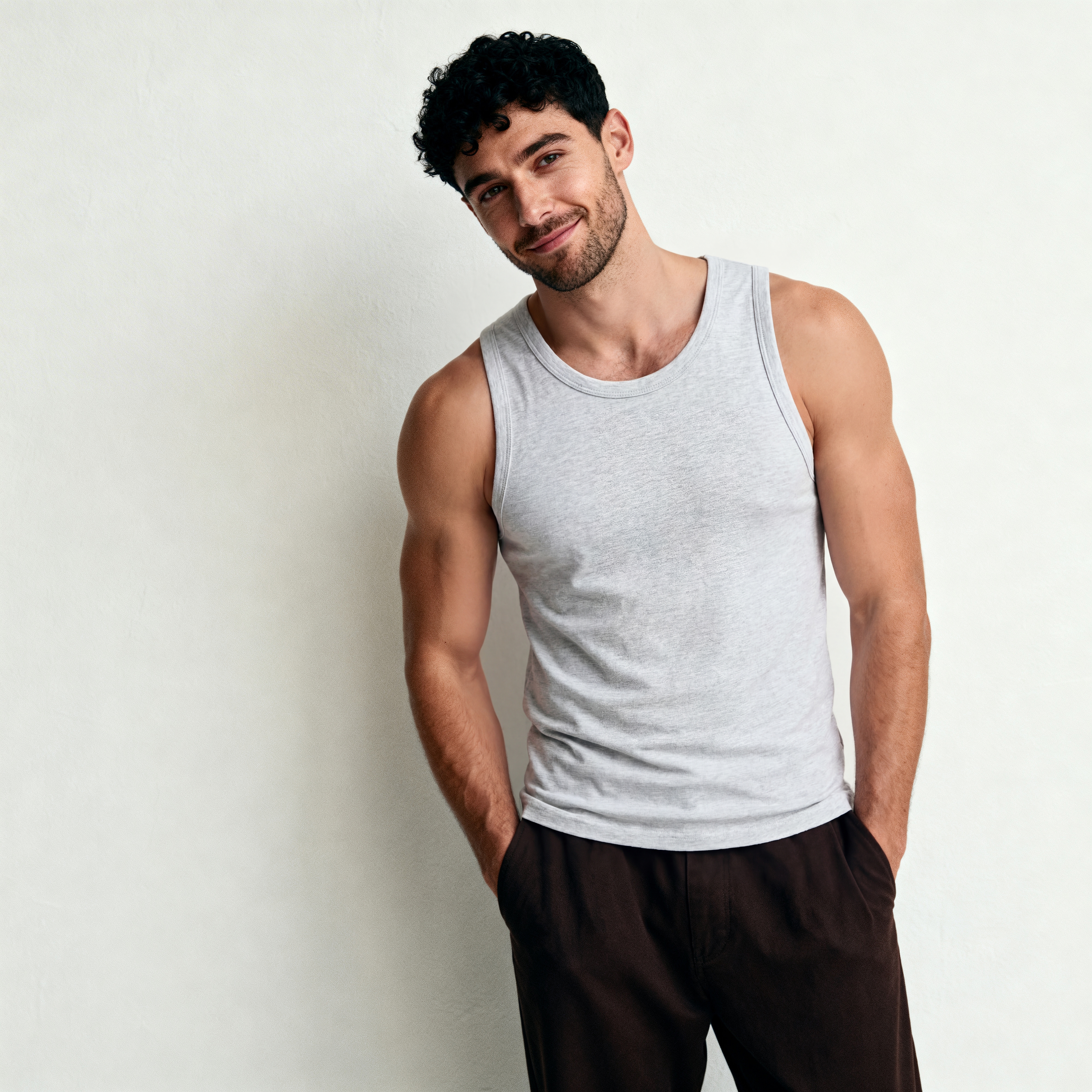 TrueFeel | Pamučna svjetlosiva potkošulja - 3