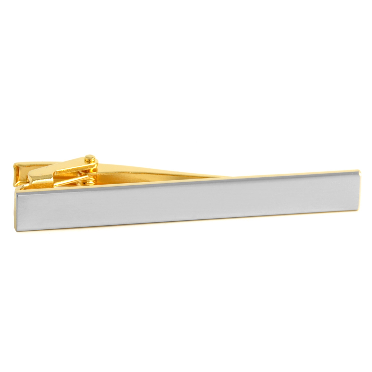 Silver-Tone & Gold-Tone Tie Clip - 2
