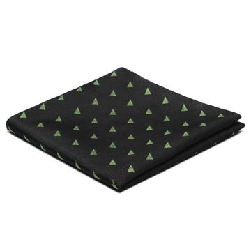 Black Christmas Tree Pattern Pocket Square Black Christmas Tree Pattern Pocket Square