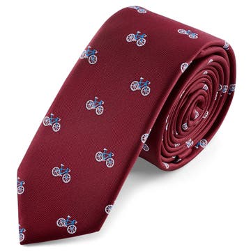 Motos | 6 cm Red Bicycle Tie Motos | 6 cm Red Bicycle Tie