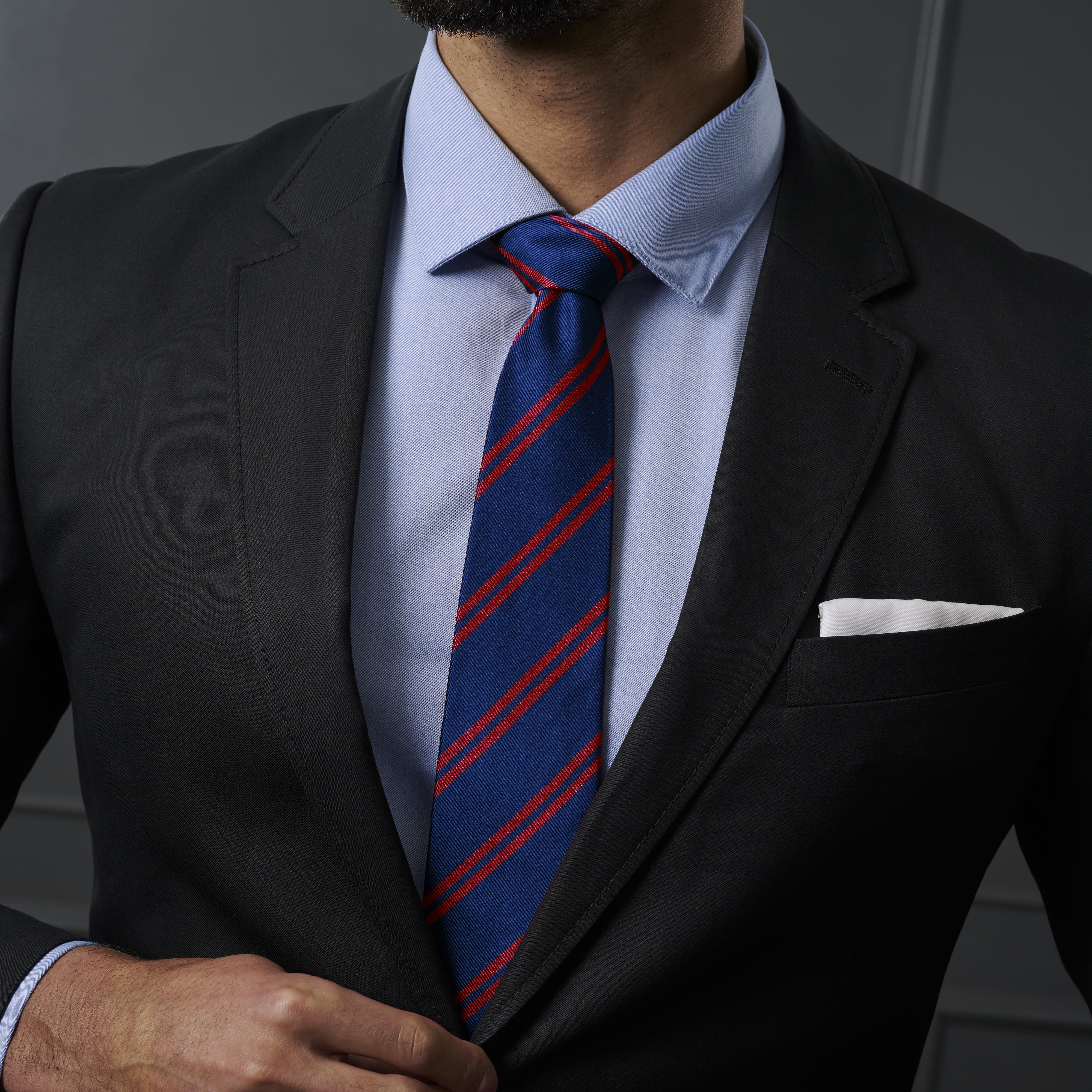 Silk Neckties Stock Photo - Download Image Now - Necktie, Red, Blue - iStock
