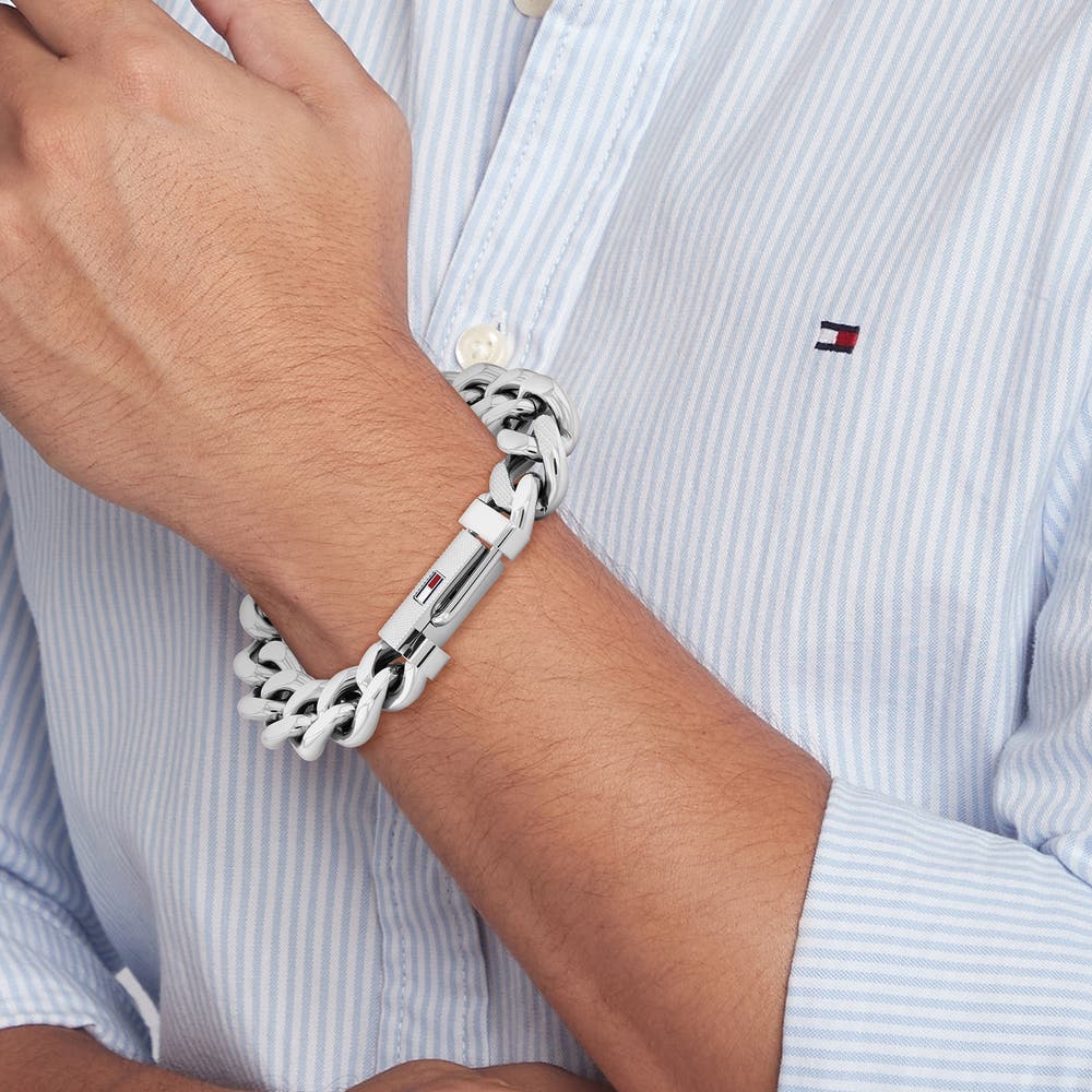 hover: Bransoletka TOMMY HILFIGER Wild w kolorze srebra hover: Bransoletka TOMMY HILFIGER Wild w kolorze srebra