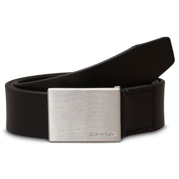 Calvin Klein Formal Plaque Belt Black Calvin Klein Formal Plaque Belt Black