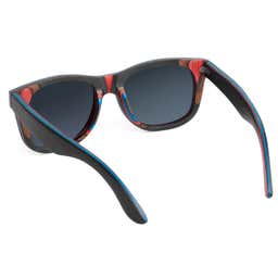 Black Skateboard Wood Polarized Sunglasses - 4 - gallery