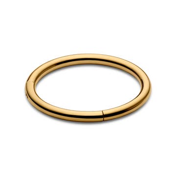 7 mm Guldfarvet Piercing Ring