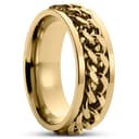 Sentio | Goldfarbener Edelstahl Kettenring Sentio | Goldfarbener Edelstahl Kettenring