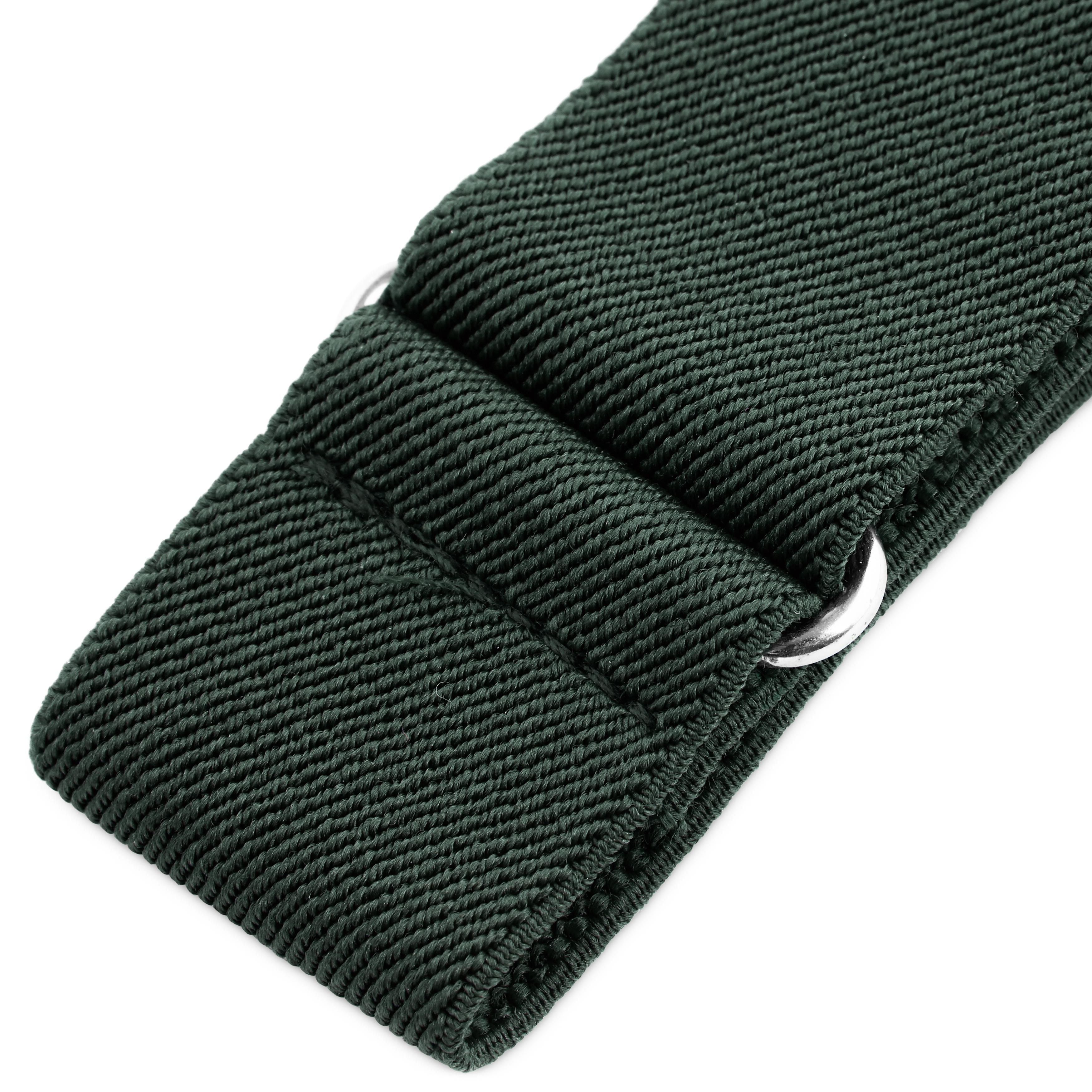 Wide Dark Green Sleeve Garters - 2
