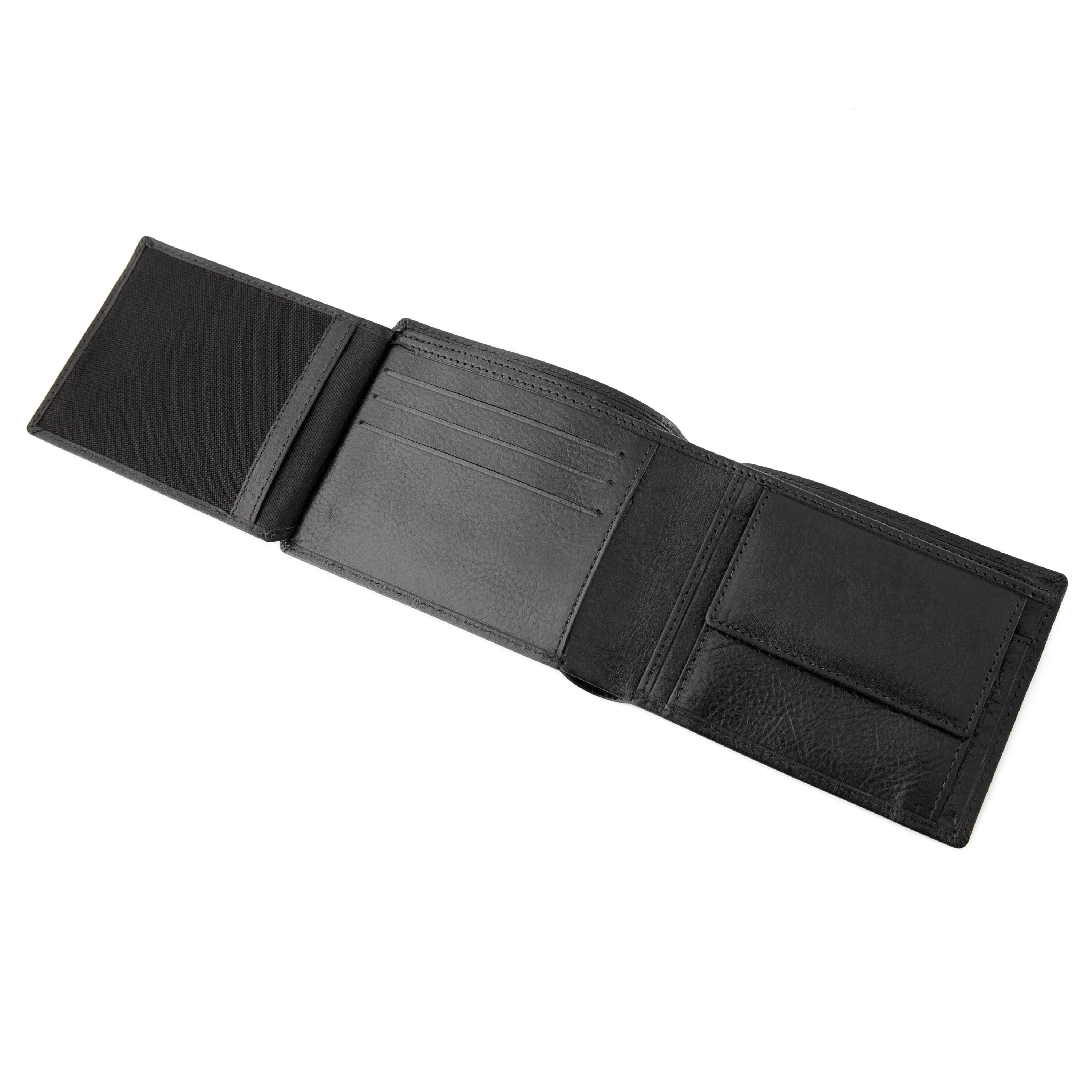 Svart Skinnlommebok - 3