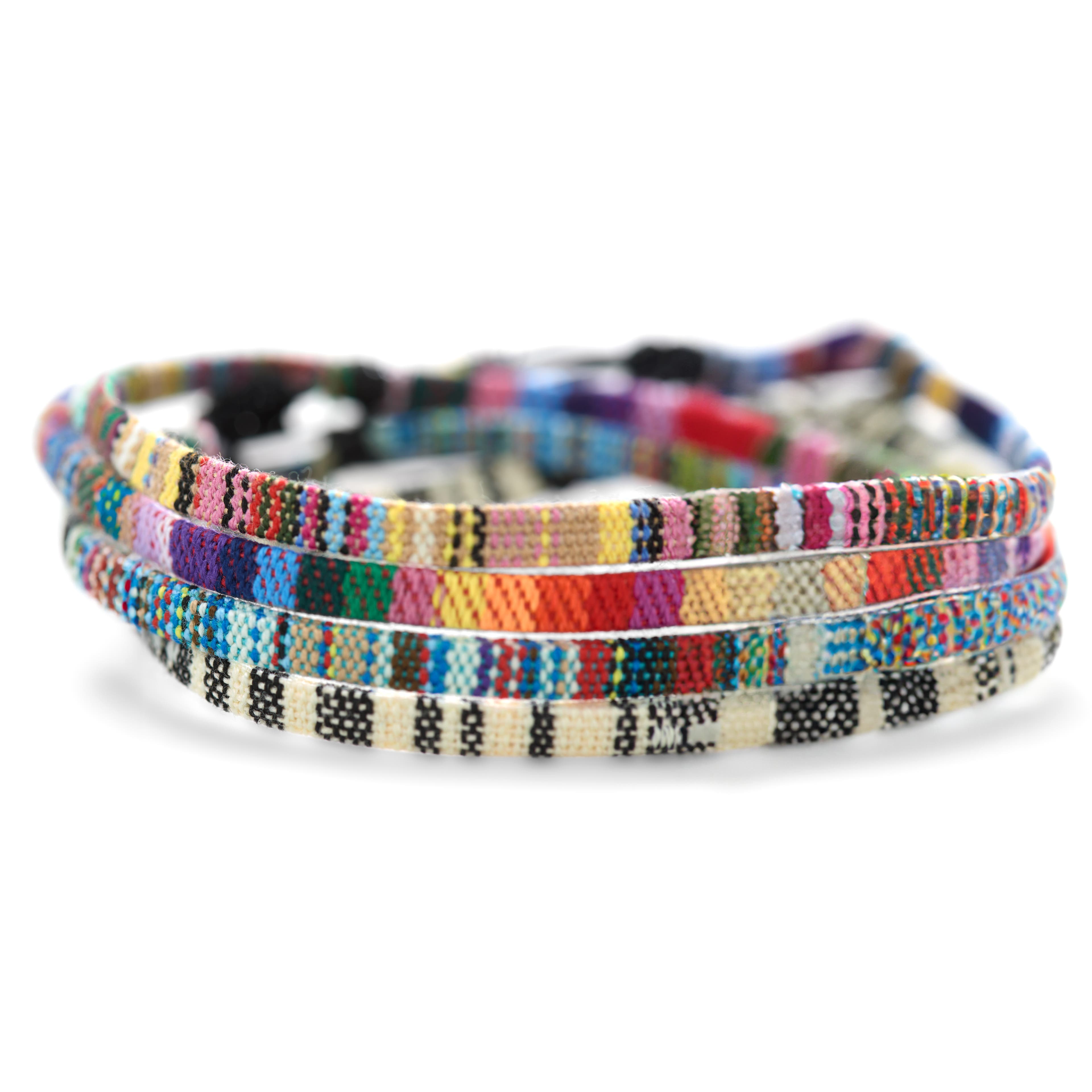 4-in-1 Nylon Weave Bracelets for Men 4-in-1 Nylon Weave Bracelets for Men