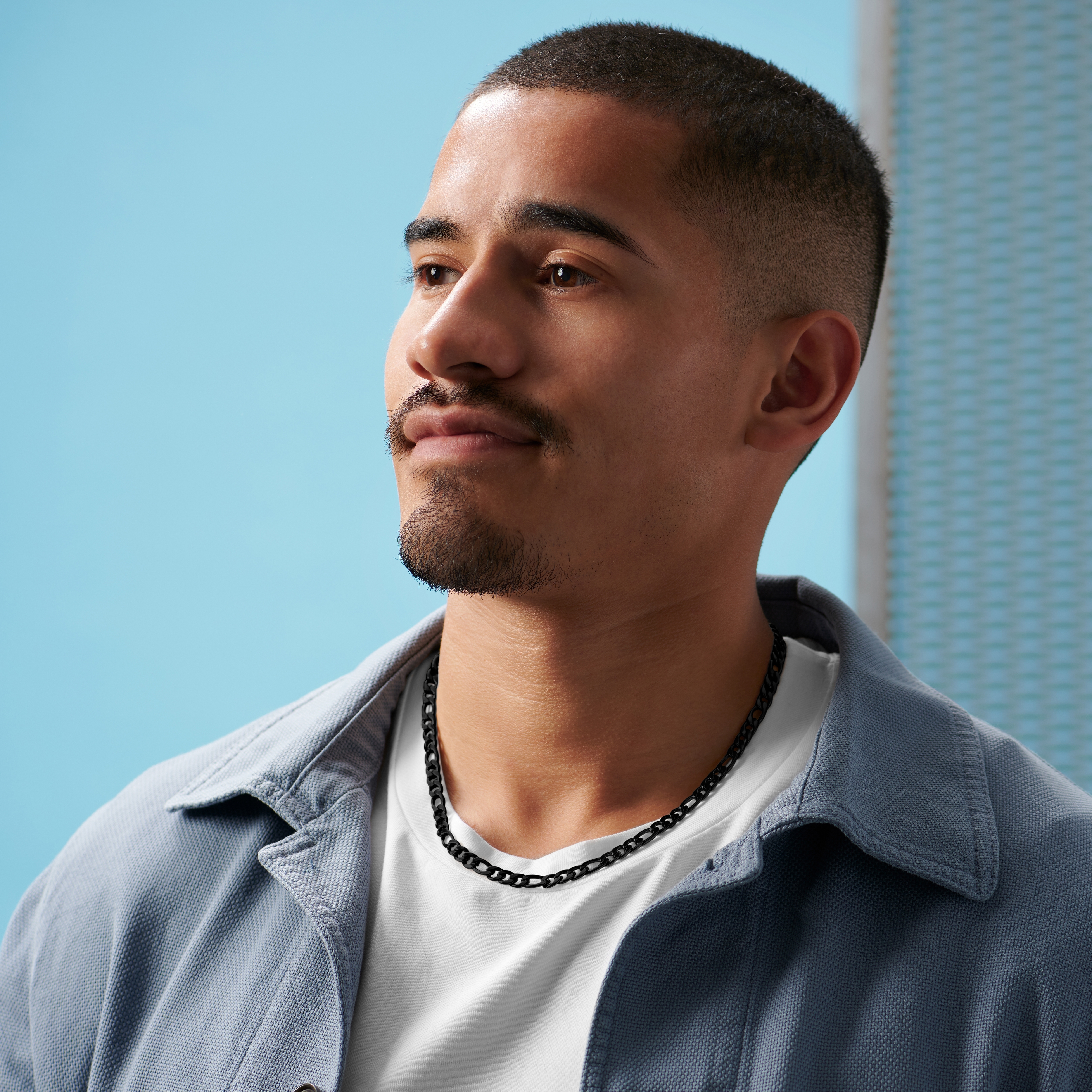 Collar de cadena fígaro gris Amager Curtis - 6