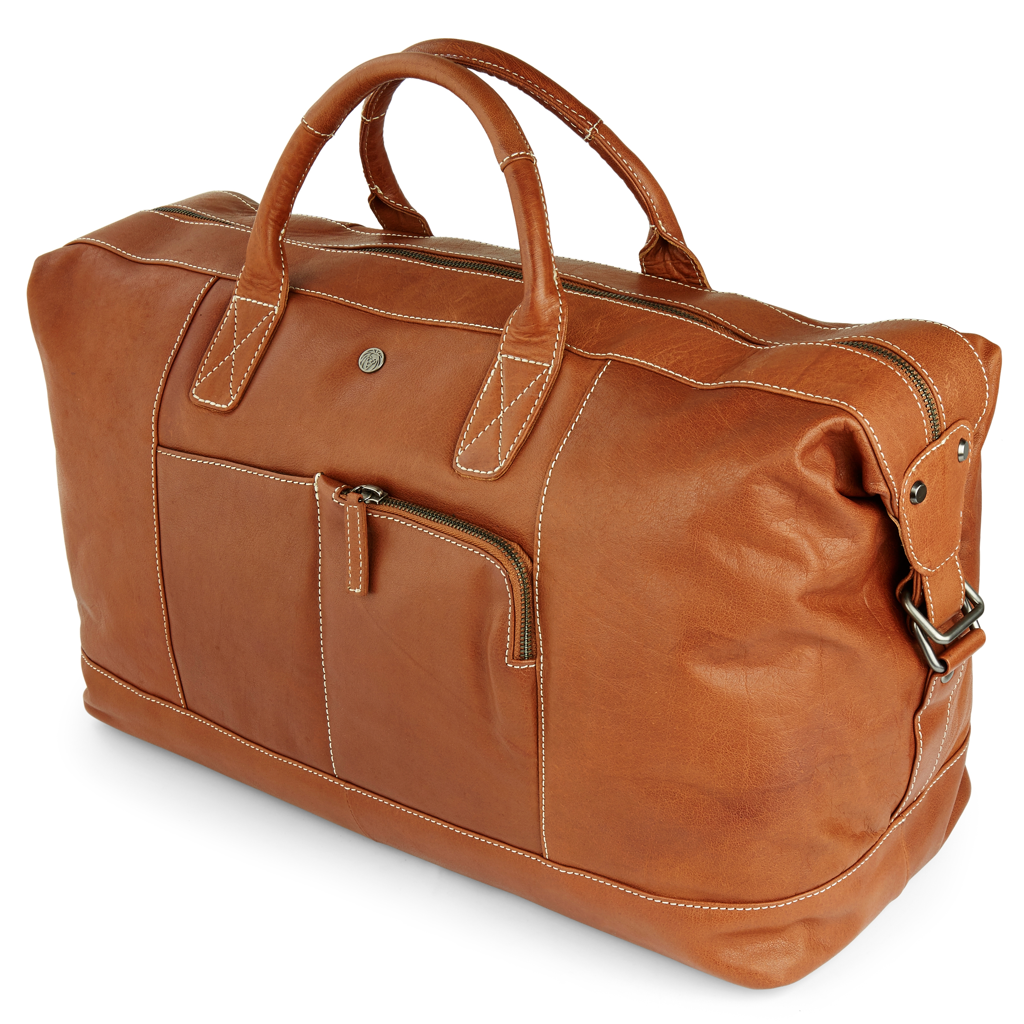 Oxford Classic Duffeltaske i Tan Læder - 4