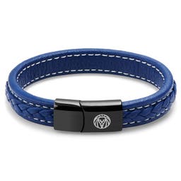 Blue Retro Leather Bracelet