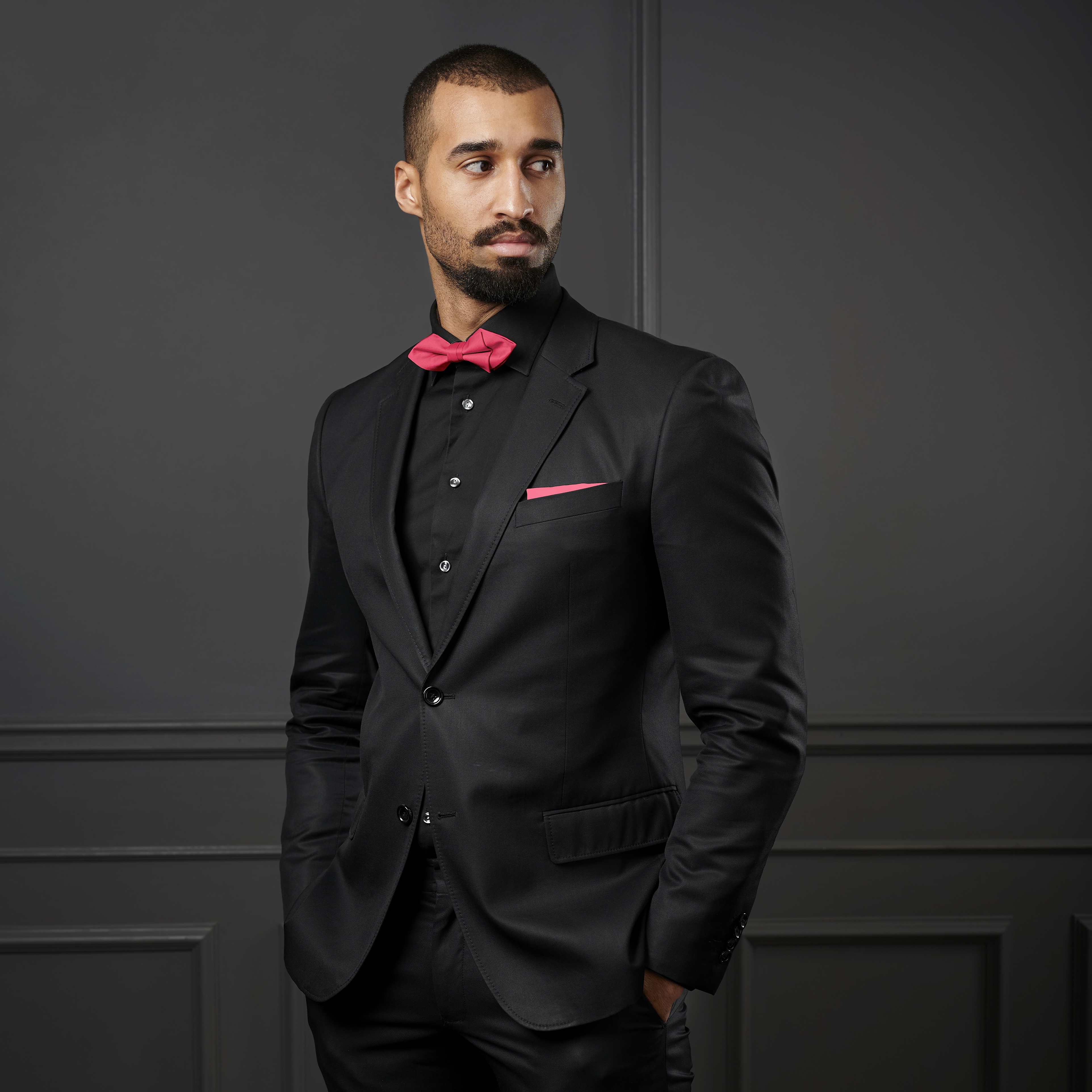 Κριμσόν Basic Παπιγιόν με Μύτες - 4