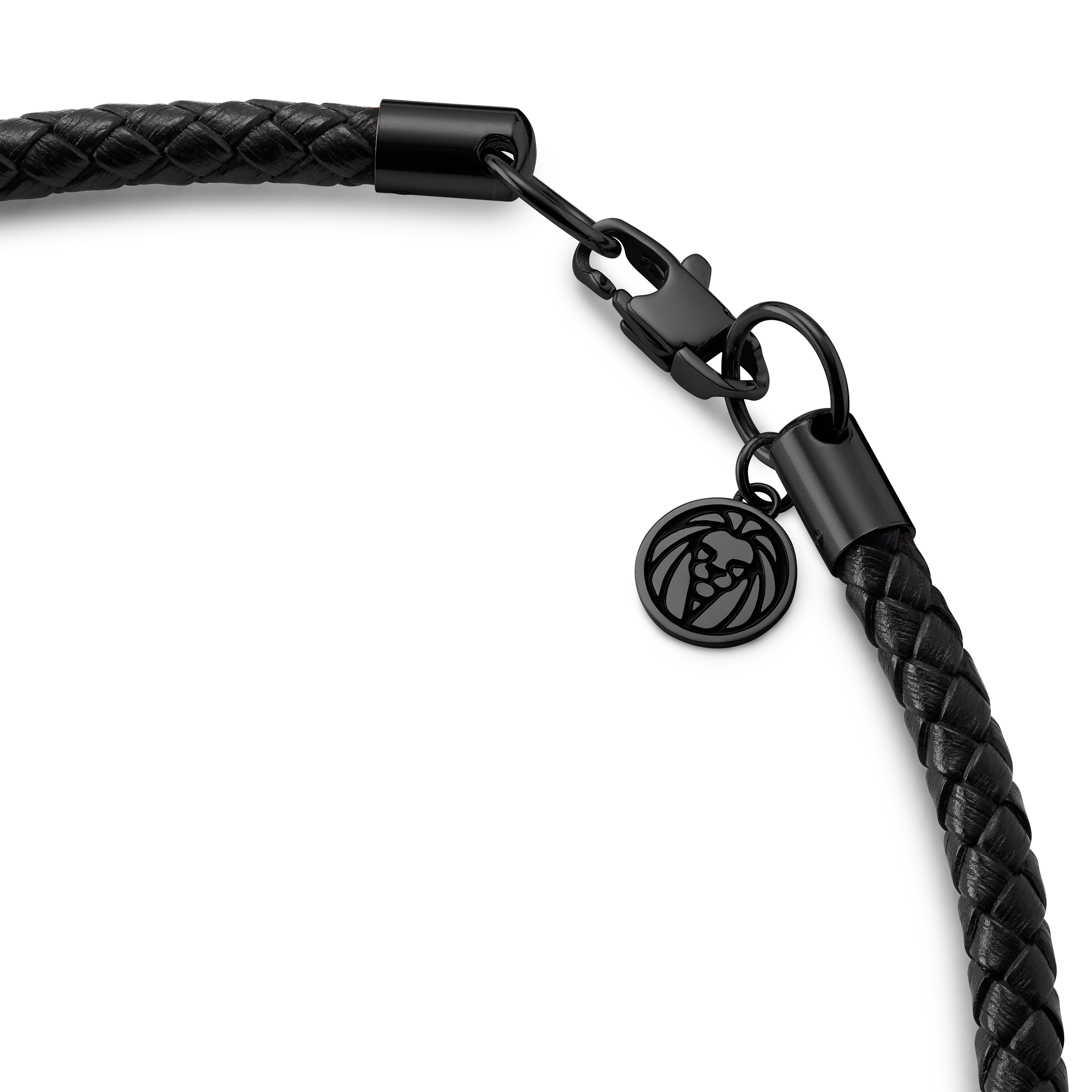 Tenvis, 1/5 (5 mm) Black Onyx Leather Necklace, In stock!