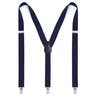 Slim Royal Blue Clip-On Suspenders
