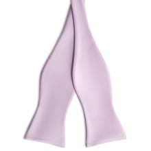 Pink self tie bow ties