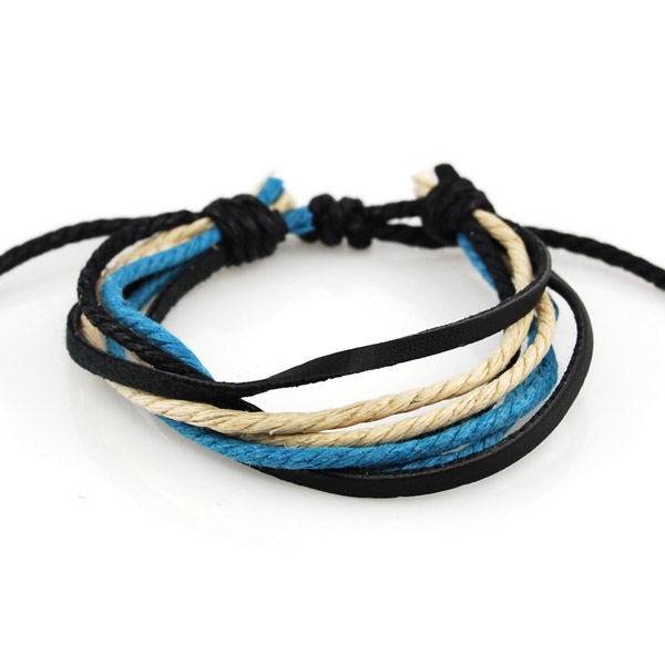 Blåt Multi Snorarmbånd - 1