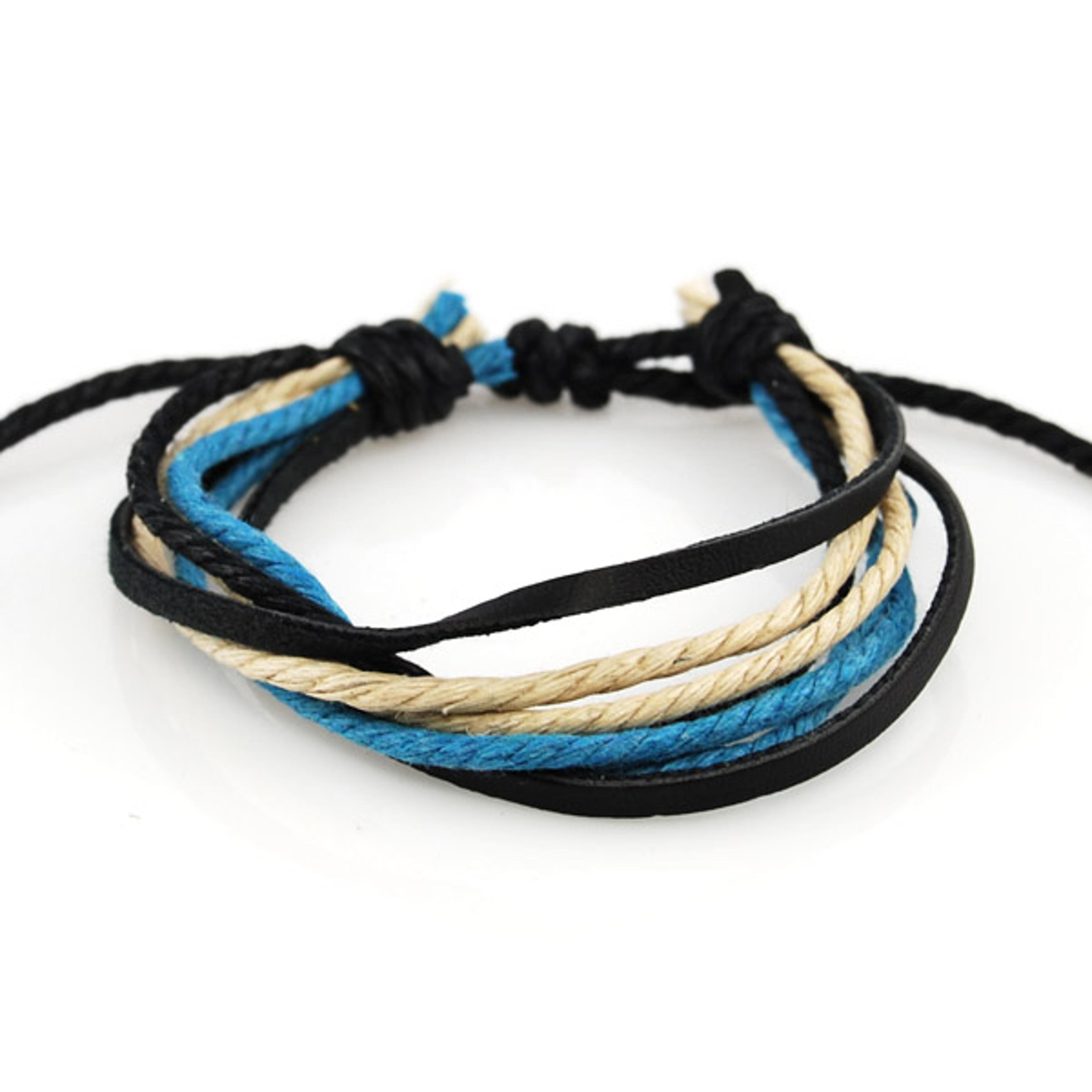 Blåt Multi Snorarmbånd - 1