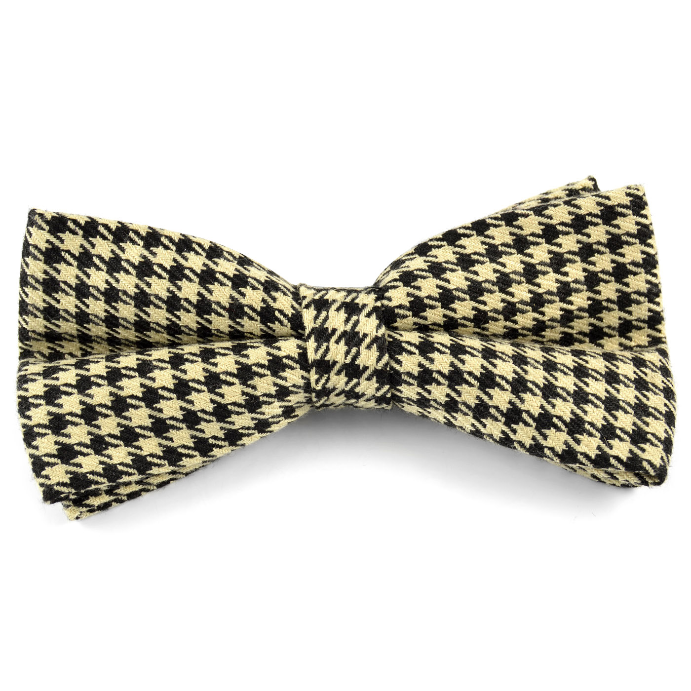 Brun Rutete Bomull Sløyfe - 1