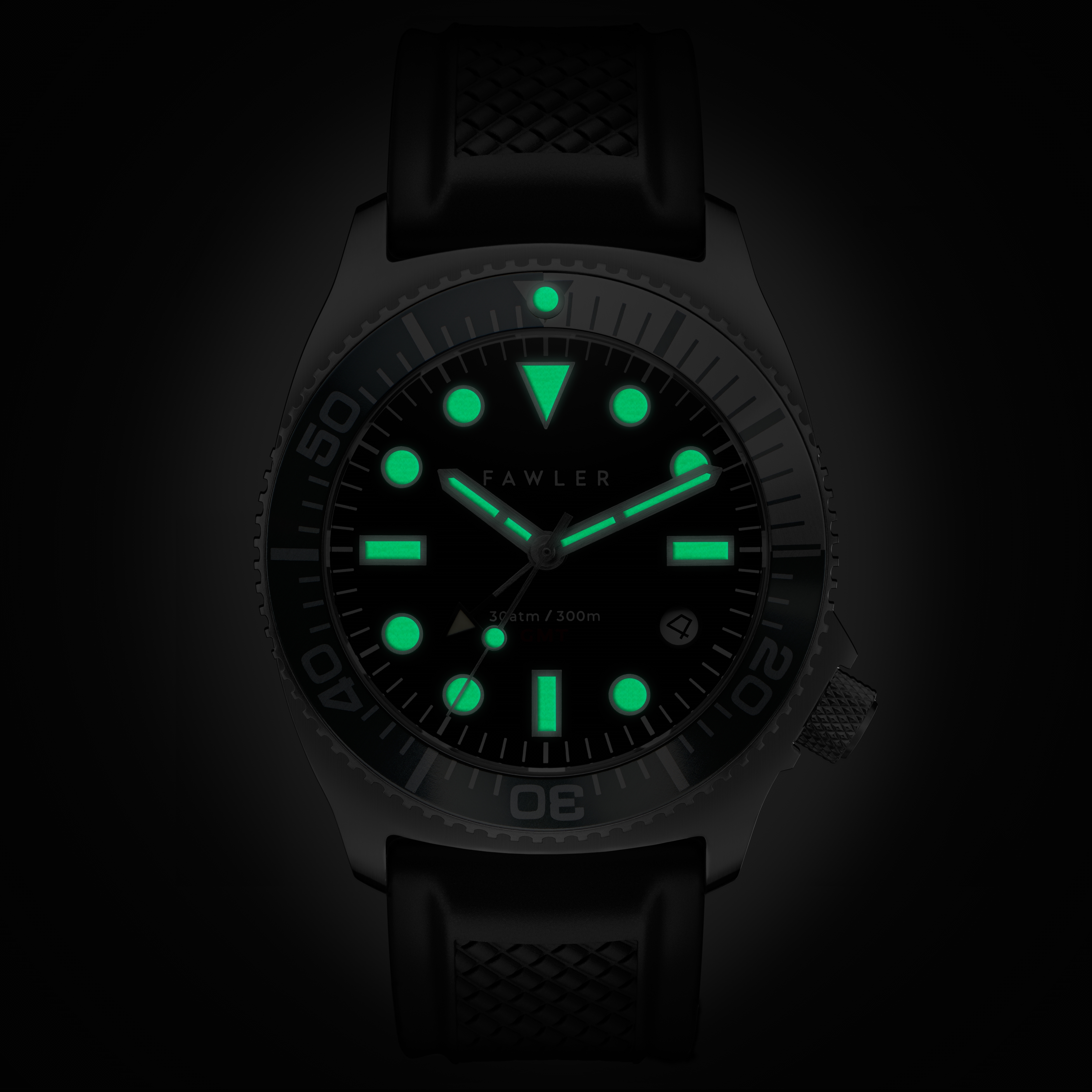 Alon | Сив стоманен GMT часовник за гмуркане - 2