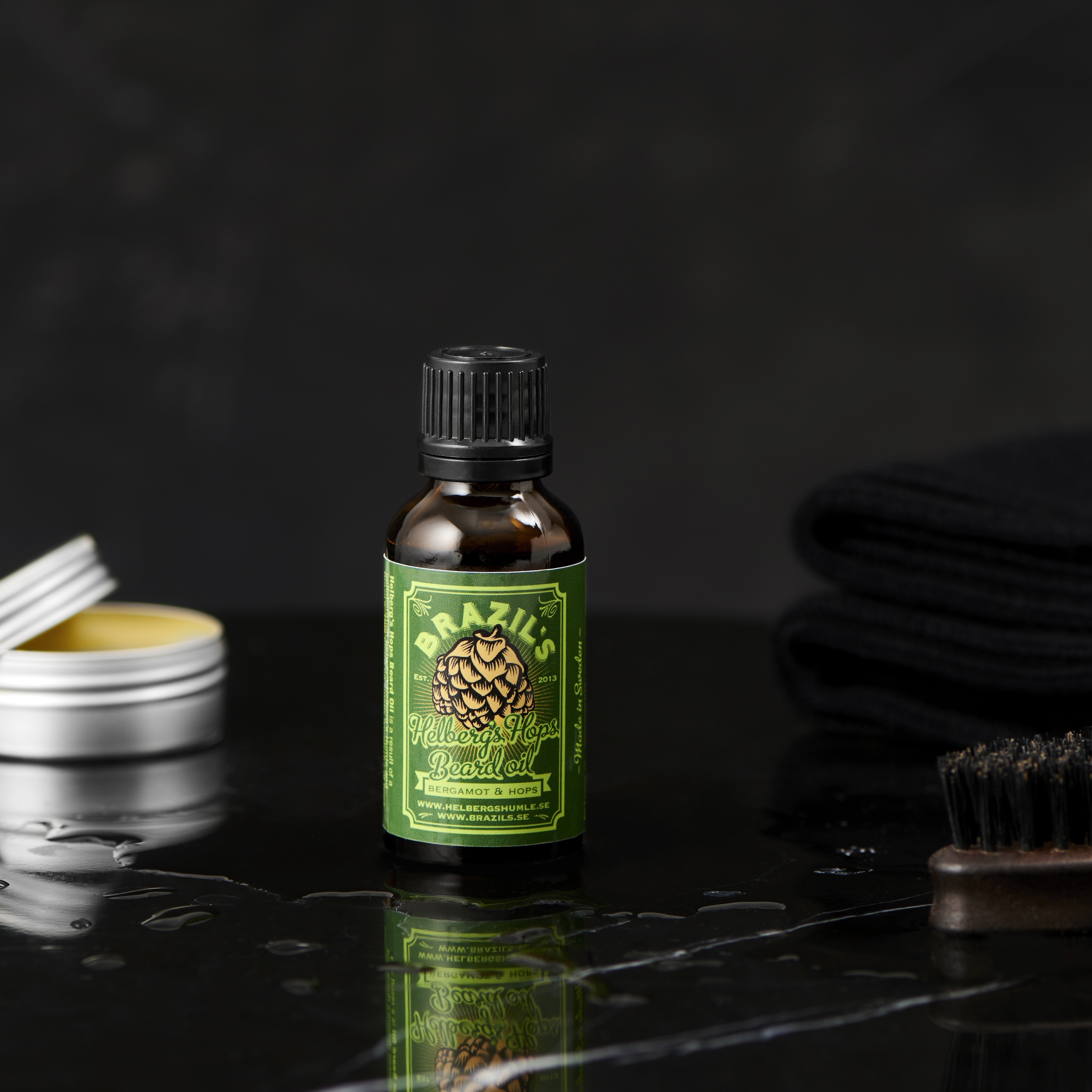 Aceite para barba de bergamota Helberg's Hops  - 3