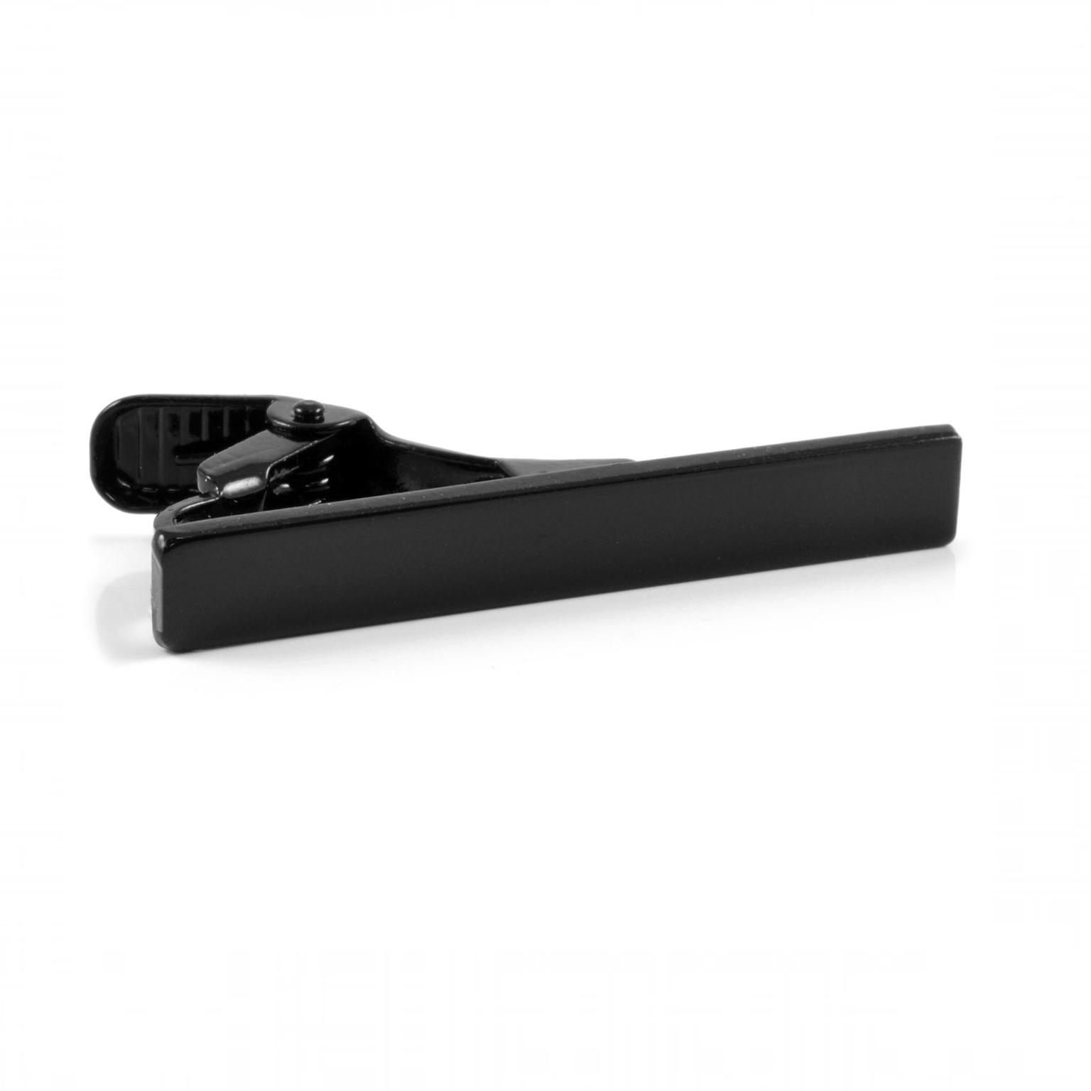 Short Black Tie Clip Short Black Tie Clip