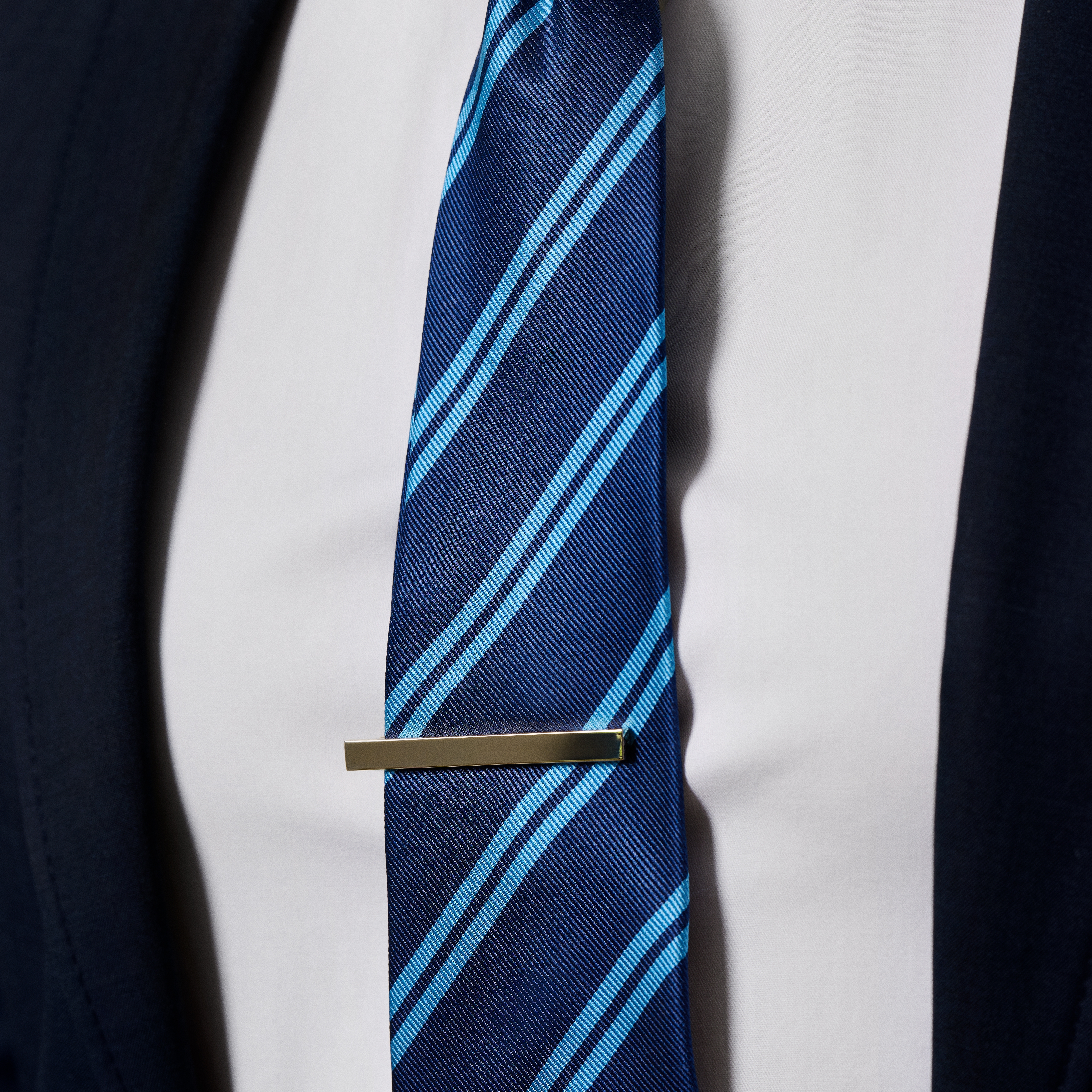 Polished Gold-Tone 5.5 cm Tie Clip - 3