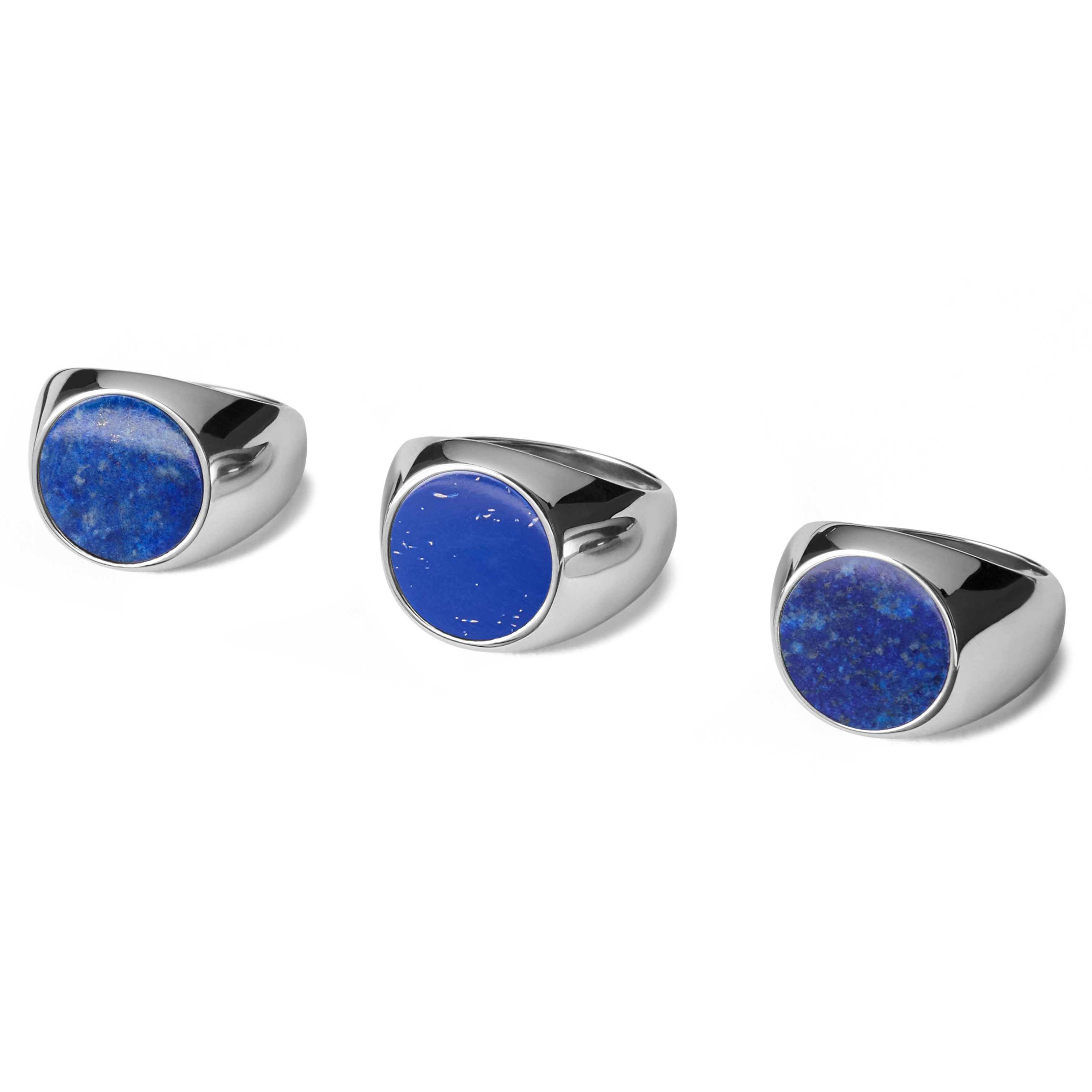 Bague argentée Larse Makt - 3