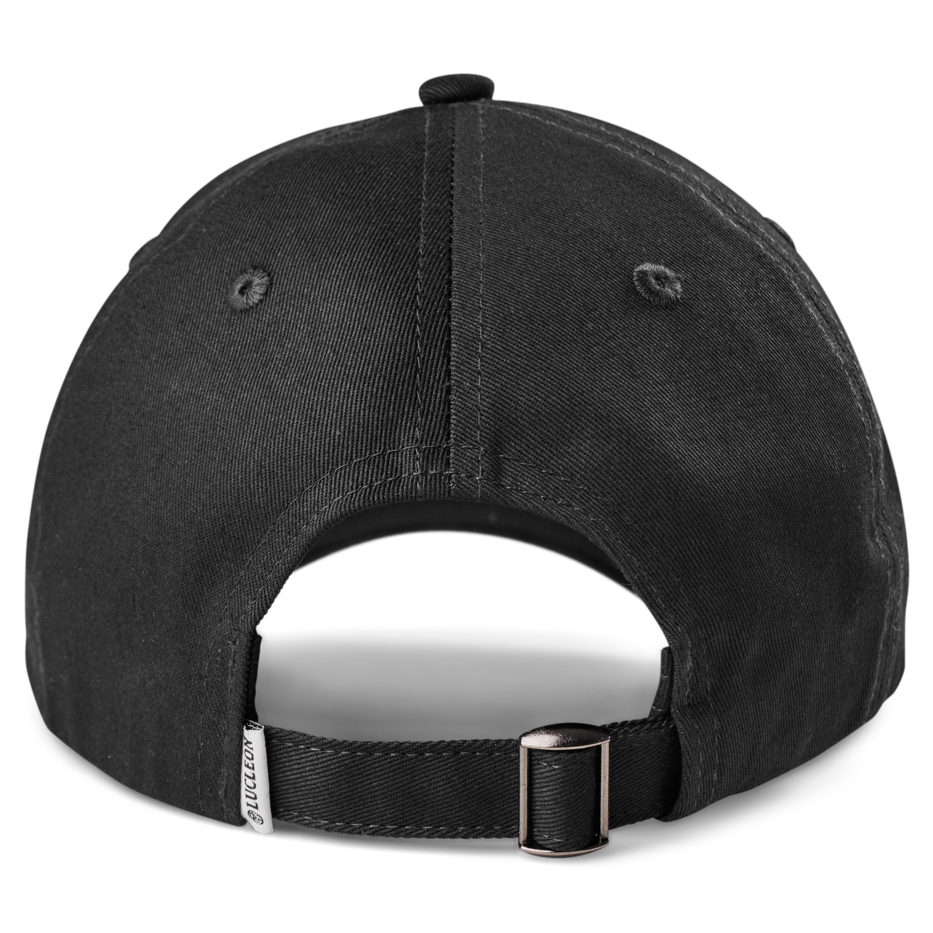 Schwarze weiche Kappe aus Bio-Baumwolle - 4