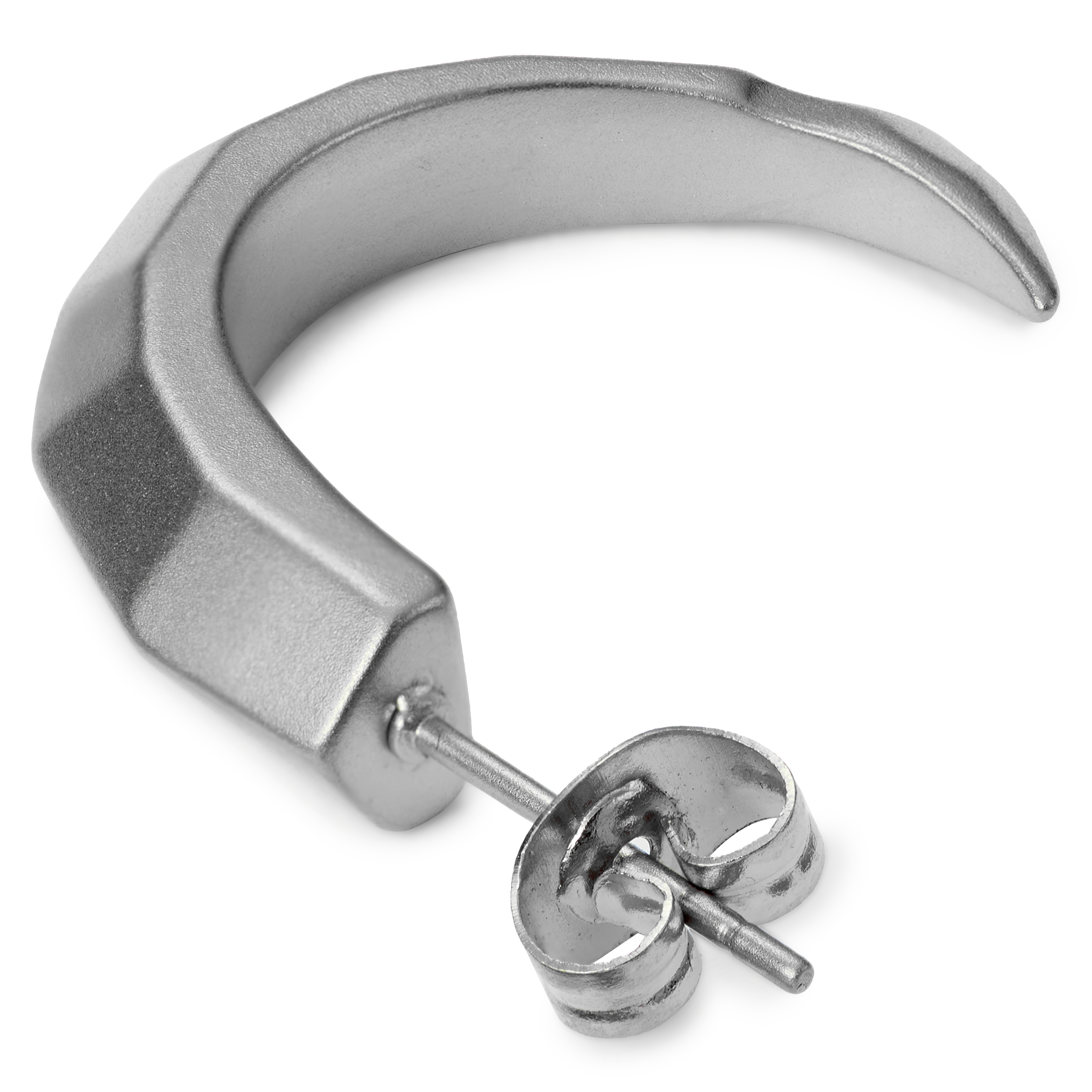 Jax Stahl Klauen Ohrring - 2