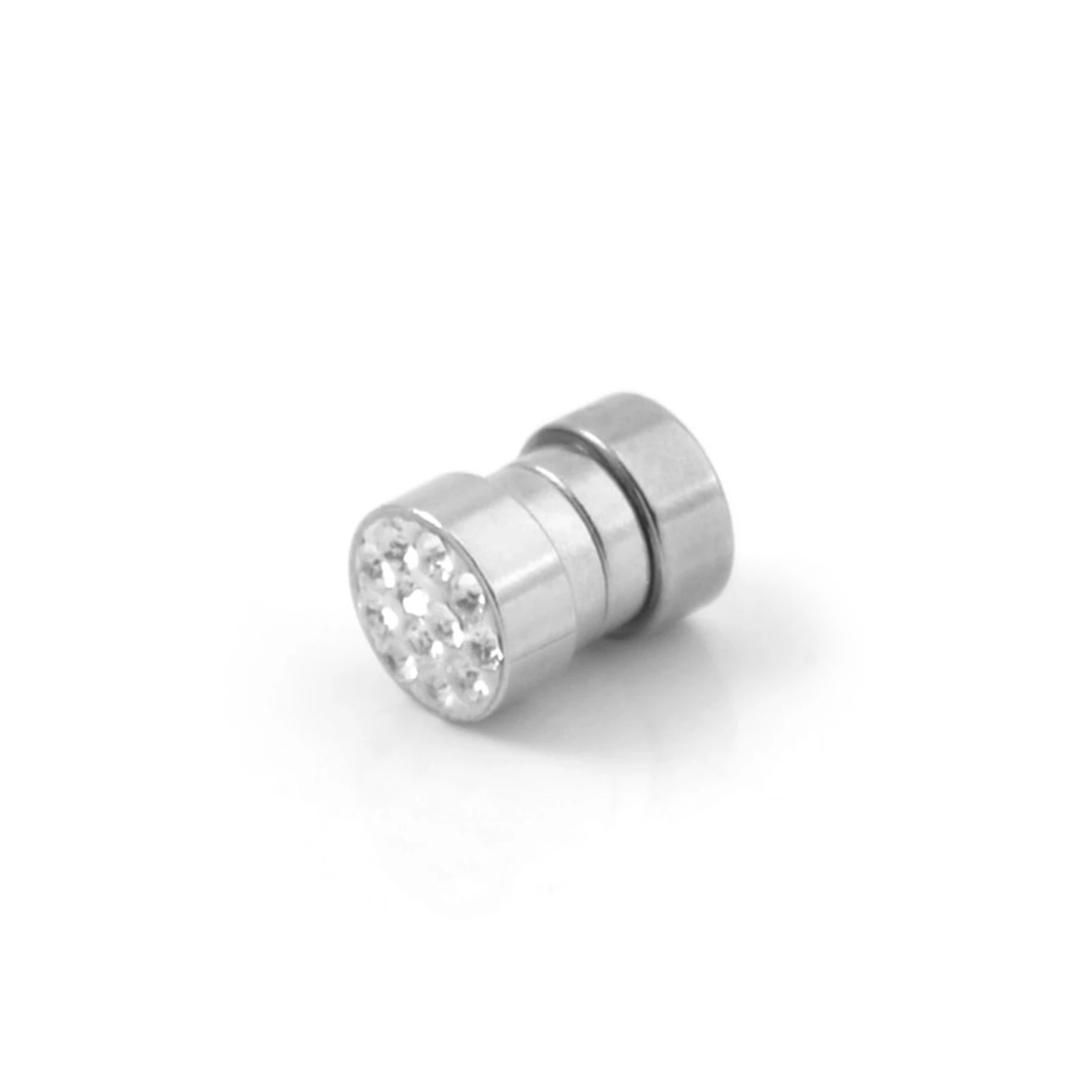 Pendiente magnético con circonita de 6 mm Pendiente magnético con circonita de 6 mm