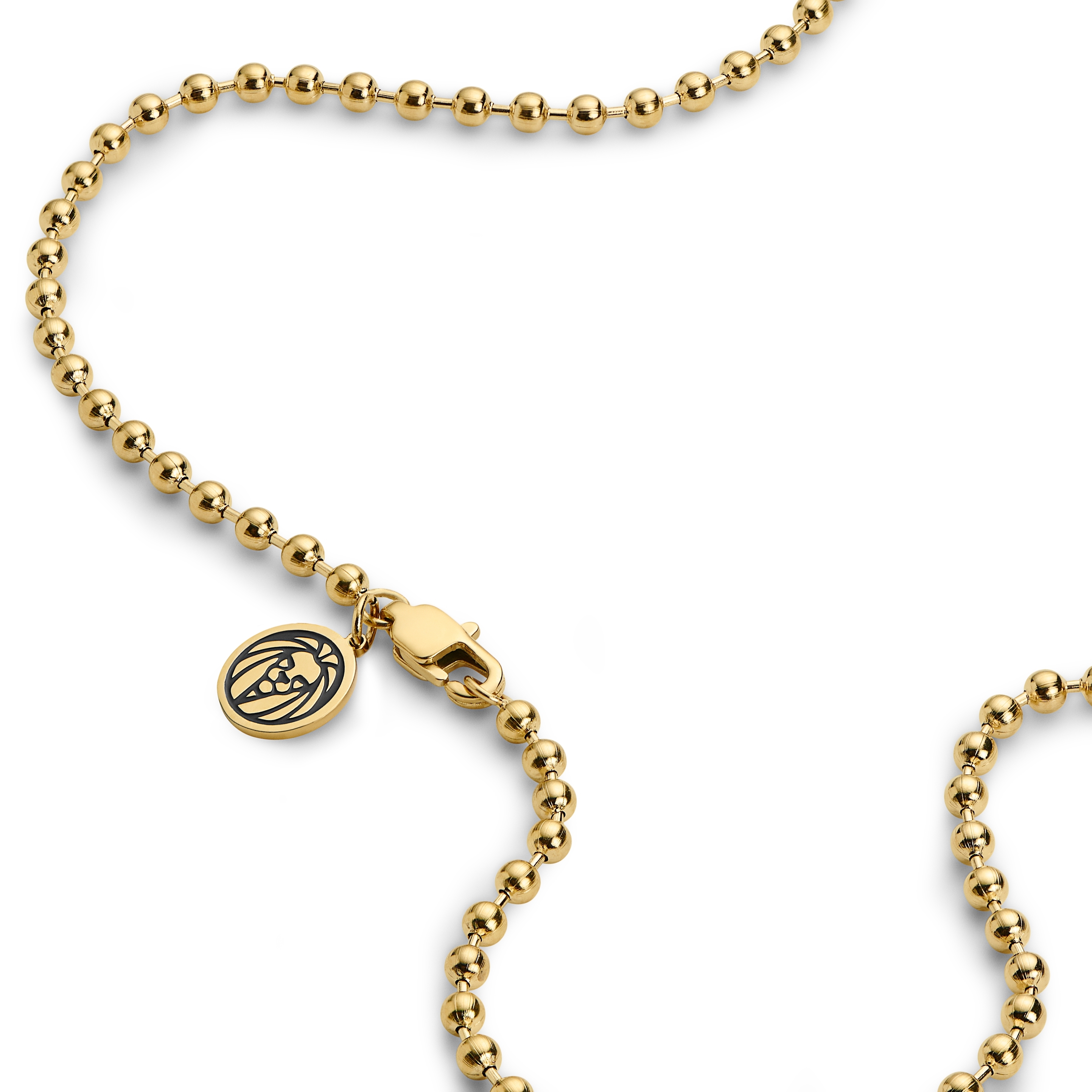 Essentials | 3 mm Gold-Tone Ball Chain Necklace - 3