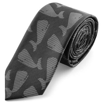 Zoikos | 6 cm Grey Whale Tie Zoikos | 6 cm Grey Whale Tie