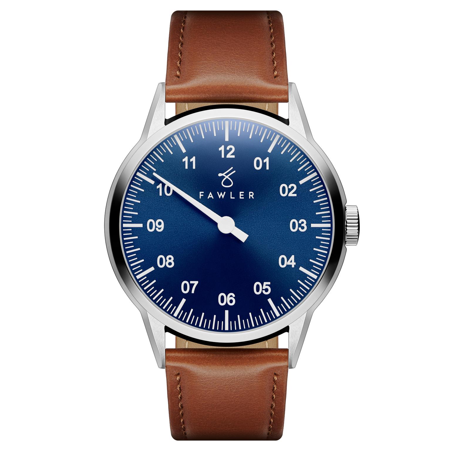 Paz | Blue Stainless Steel One-hand Dress Watch Paz | Blue Stainless Steel One-hand Dress Watch