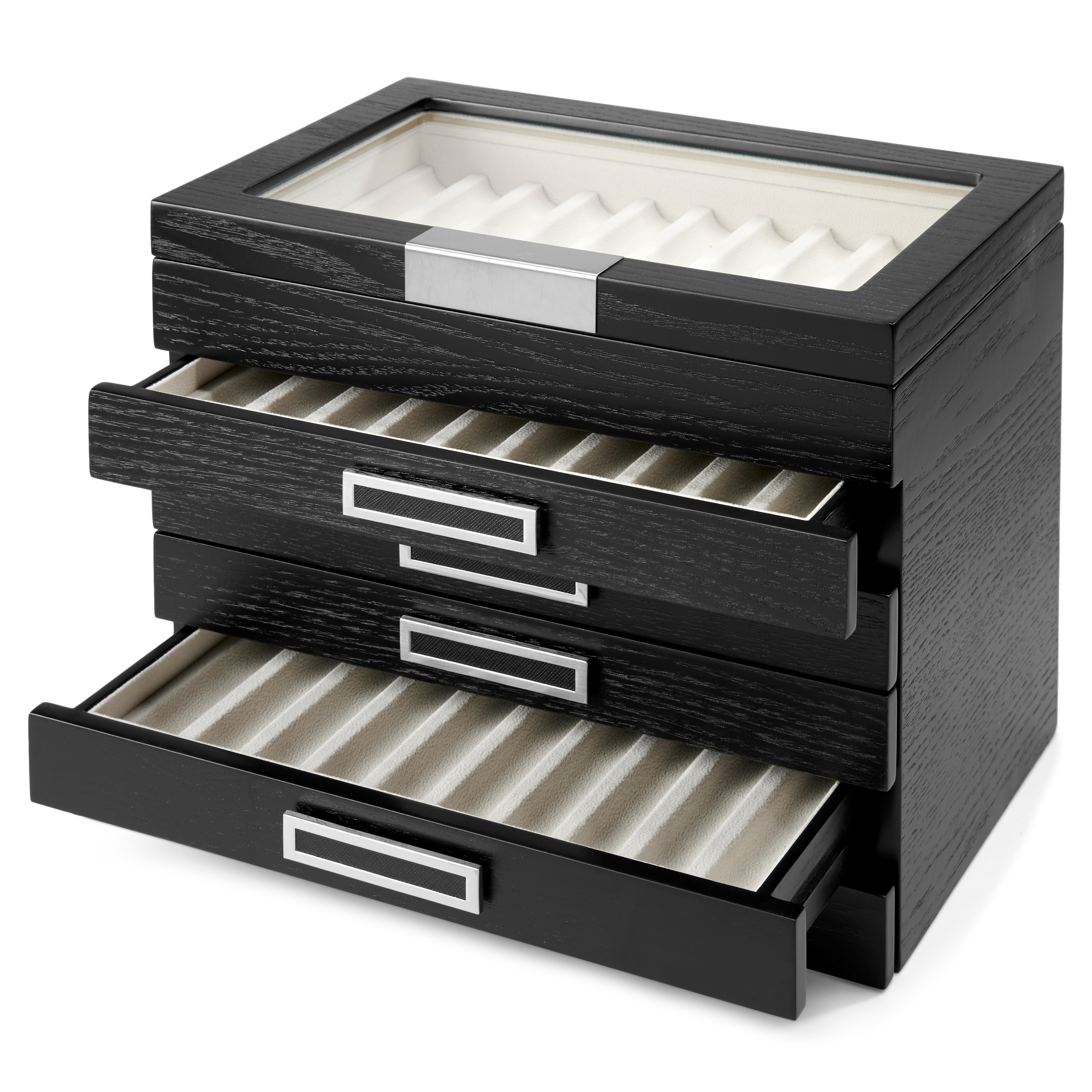 Stifte Aufbewahrungsbox & Schaukasten 6 Ebenen - 60 Stifte - 3