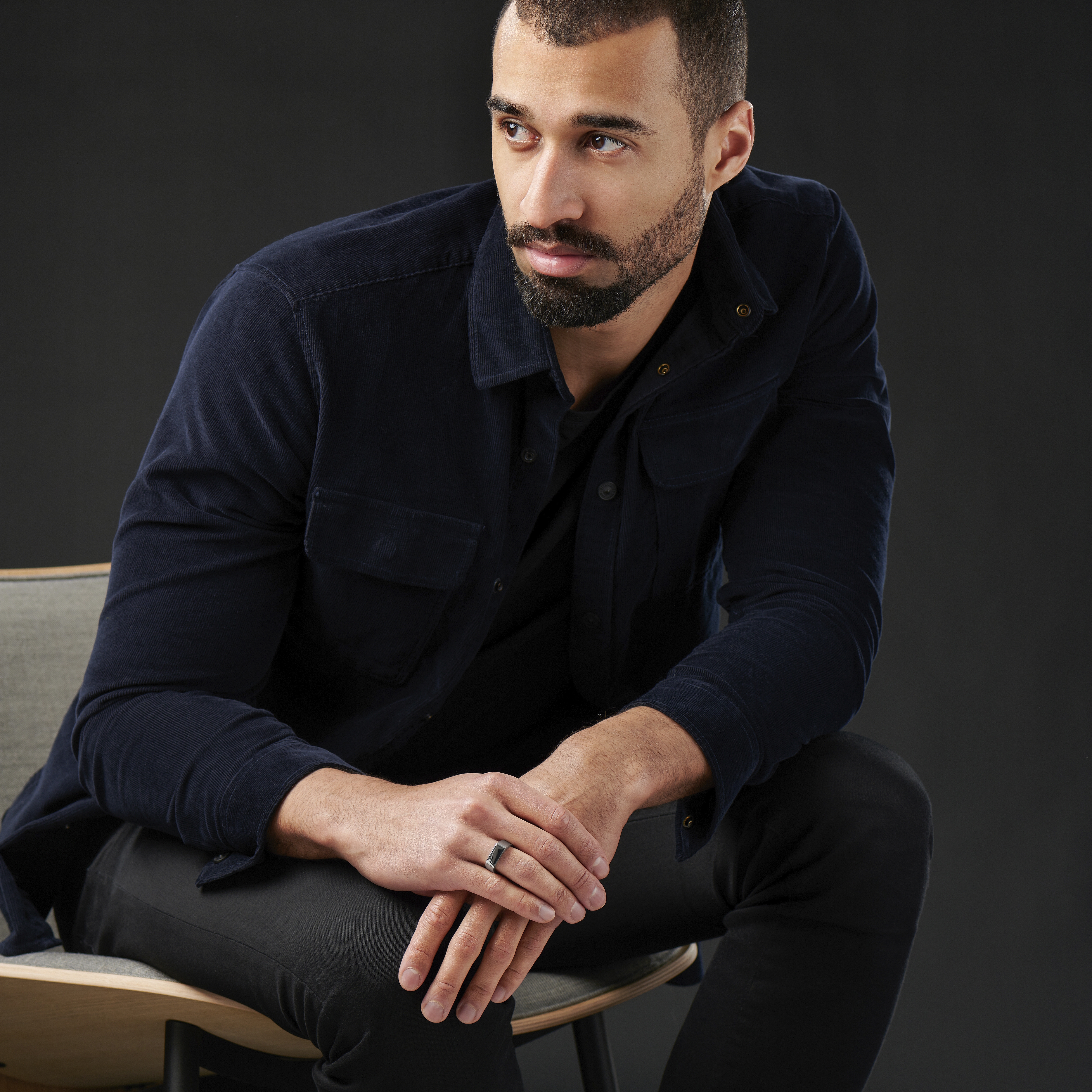 Srebrzysty sygnet Sasha - 4