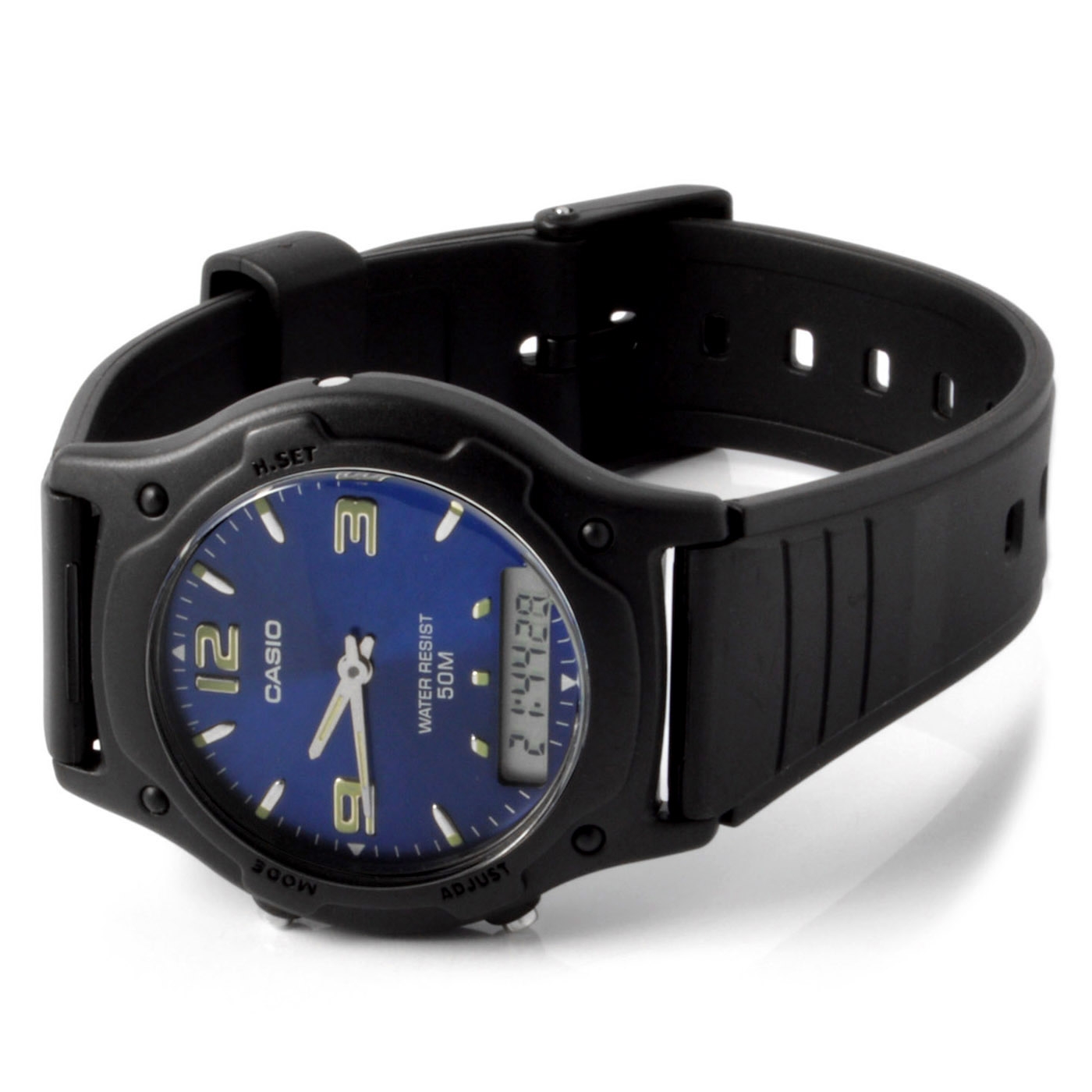 Casio-Herrenuhr mit blauen Details - 2