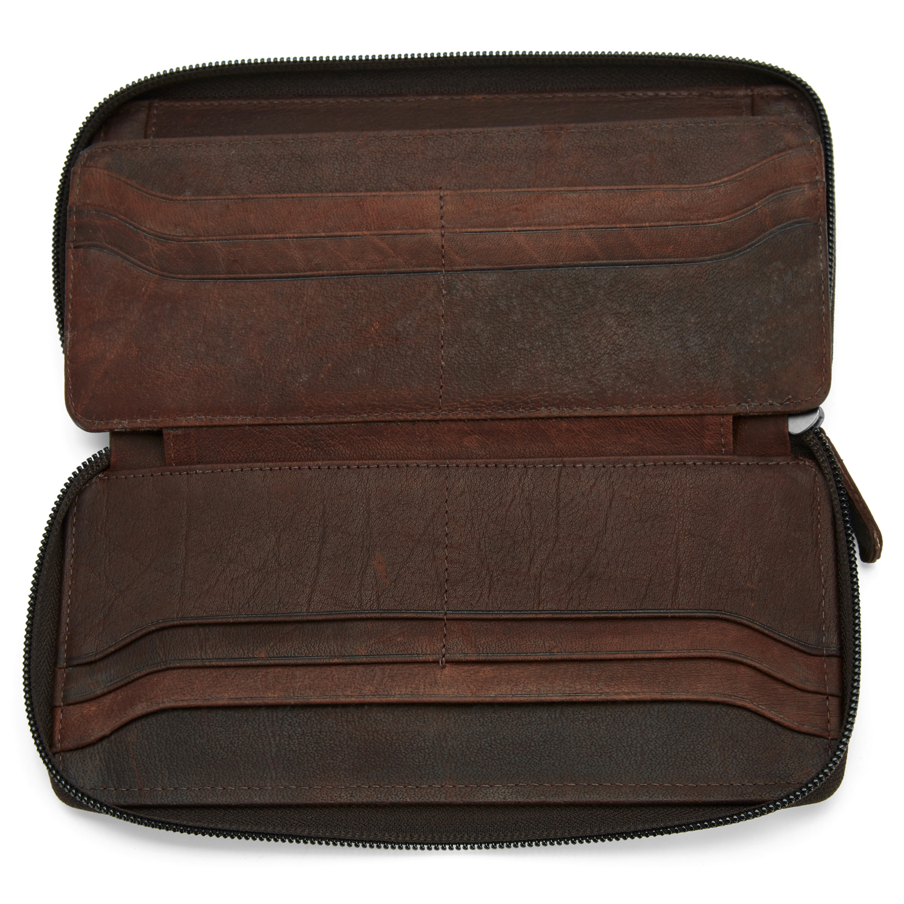Oxford Classic Large Brown Leather Wallet - 6