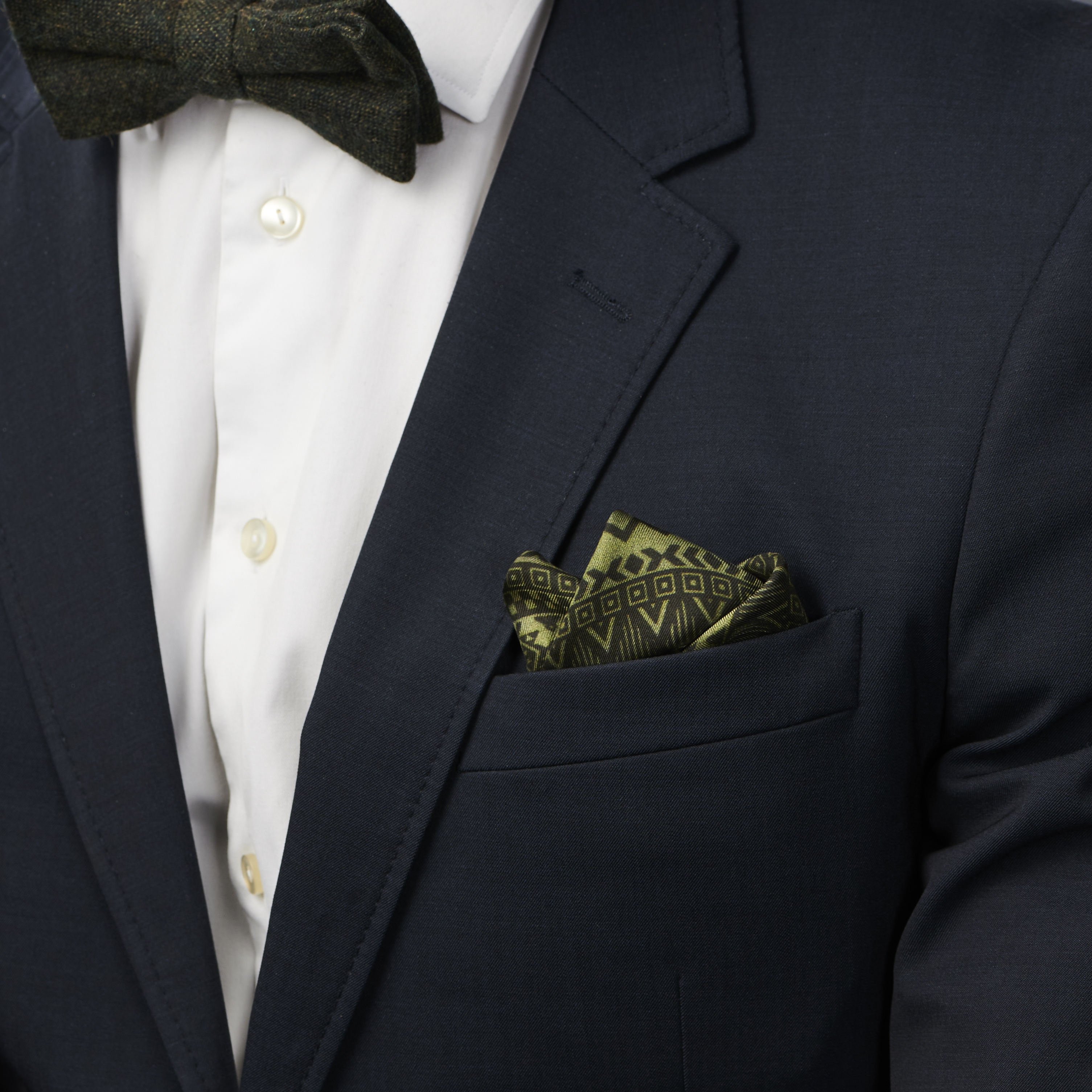 Pañuelo de bolsillo de seda Brux Bryson  - 5